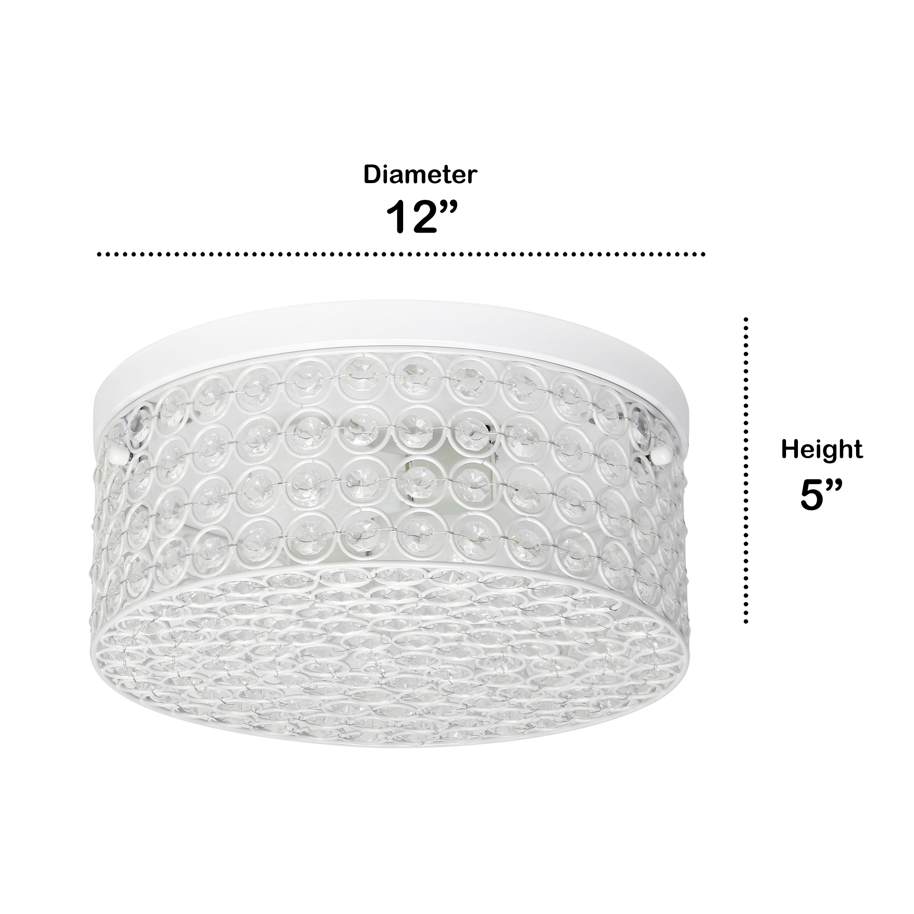 Lalia Home LHM-2003-WH flushmounts - View #3