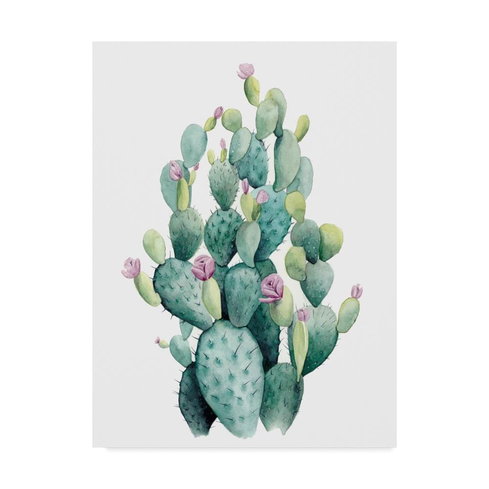 Trademark Fine Art WAG06659-C3547GG Framed 47-Inches H x 35-Inches W Floral Canvas Print