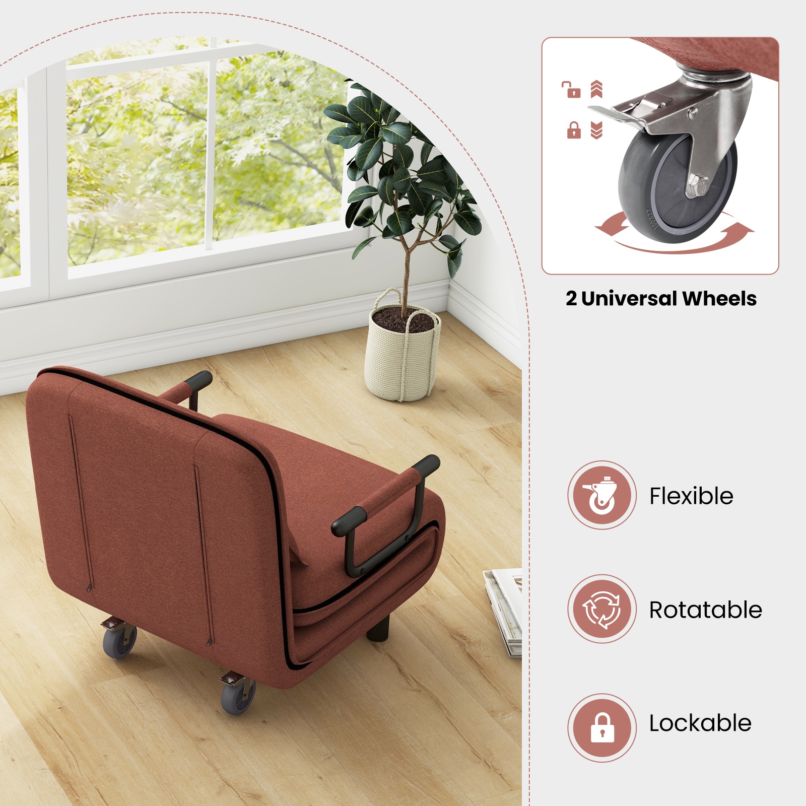 Slickblue D-CO-FC95745WH Sofas-Loveseats - View #7