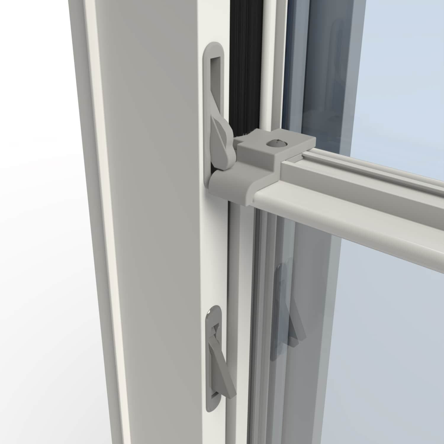 LARSON Scenix Jamb Aluminum Non-insulated Double Hung Window at Lowes.com