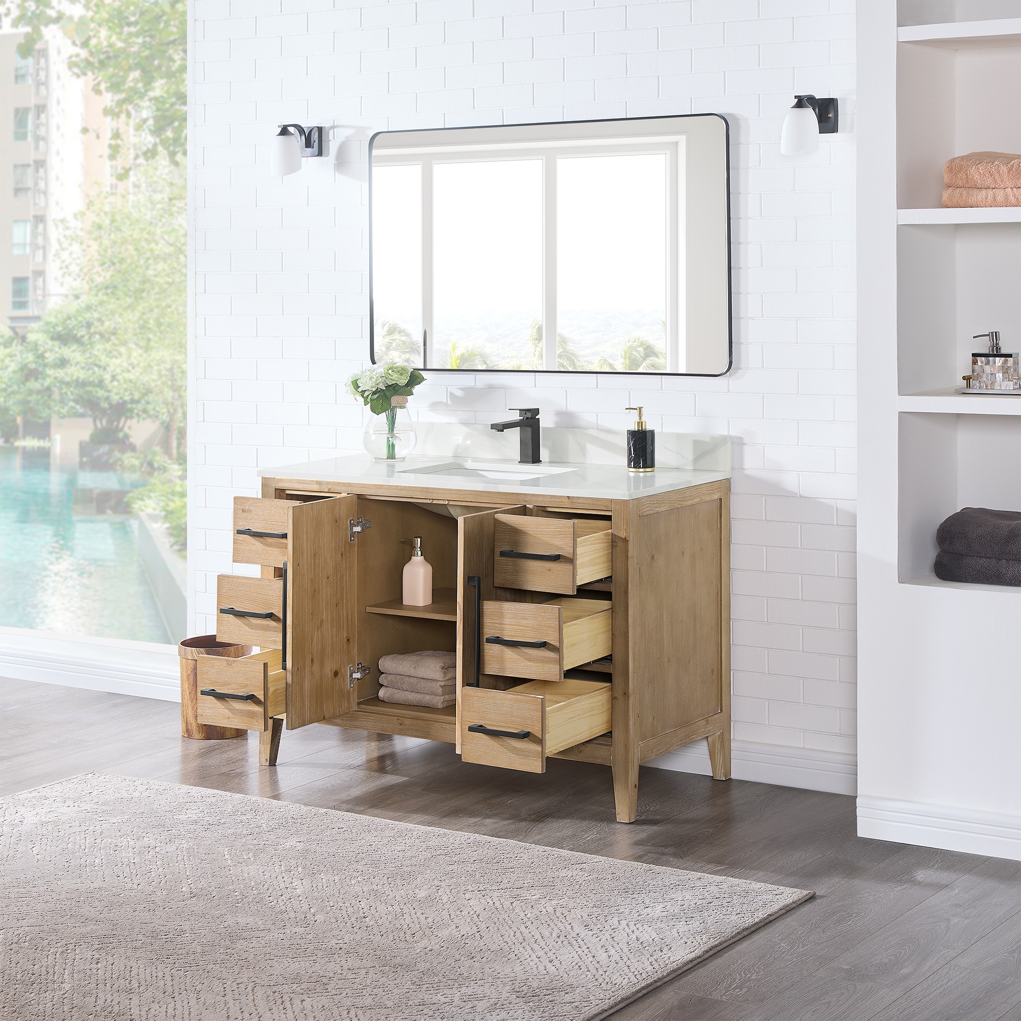 Altair 558048-WF-CWQ Bath-Vanity-Combo - View #3