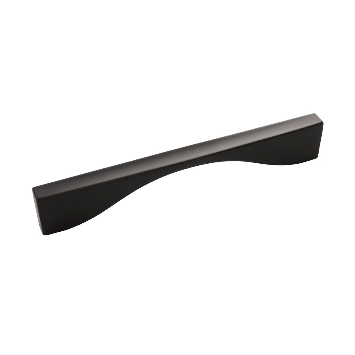 Belwith Keeler B076151-MB Channel 6-5/16-in , 160mm Center to Center Matte Black Rectangular Handle Drawer Pull