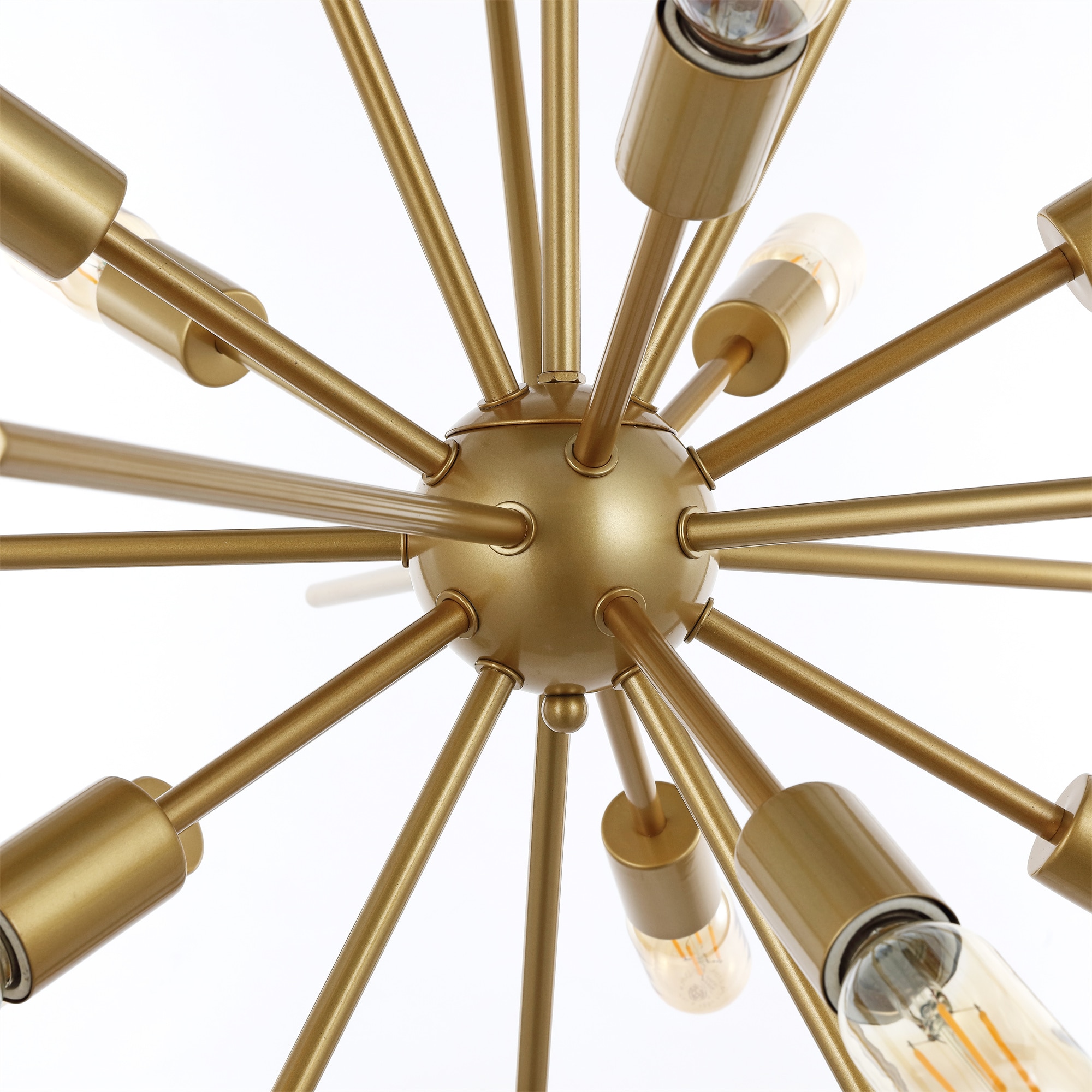 GETLEDEL Sputnik Chandelier 1-Light Gold Modern/Contemporary LED Dry