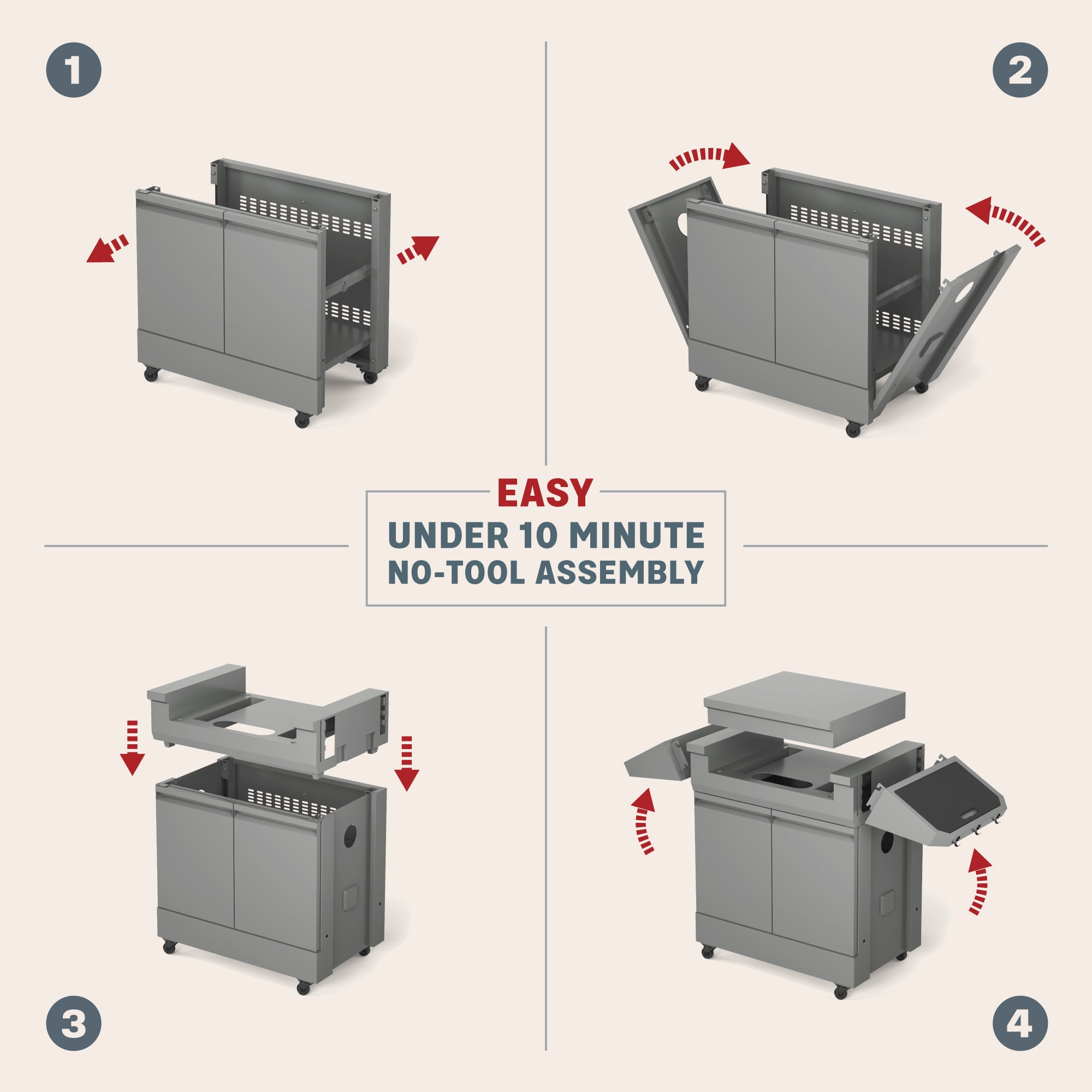 TYTUS TDT-GHS-XLCT Grill-Carts-Grill-Stands - View #5