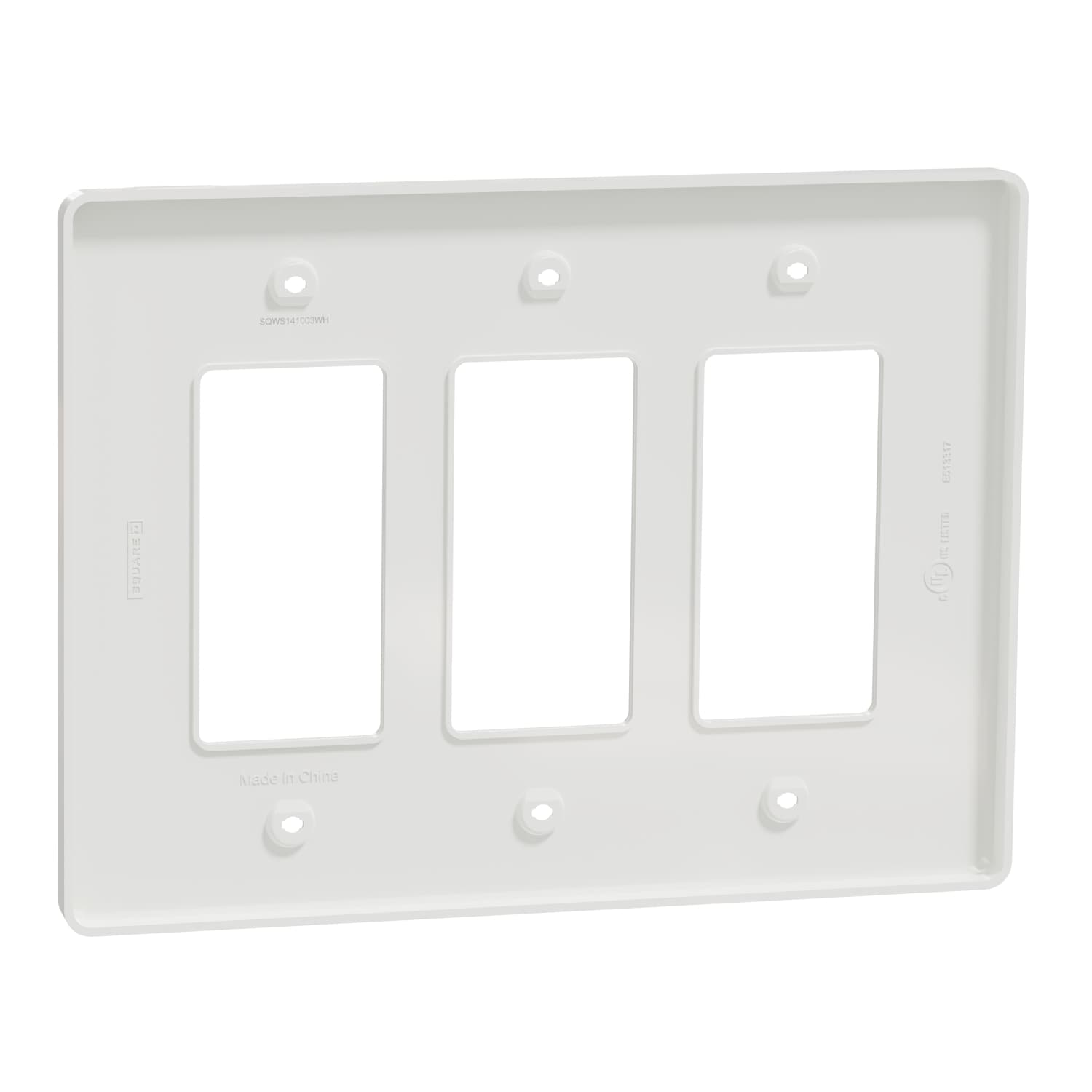 Square D SQWS141003WH Electrical-Wall-Plates - View #4