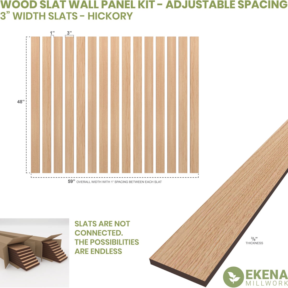 Ekena Millwork SWW60X48X0375HI Wall-Planks - View #2
