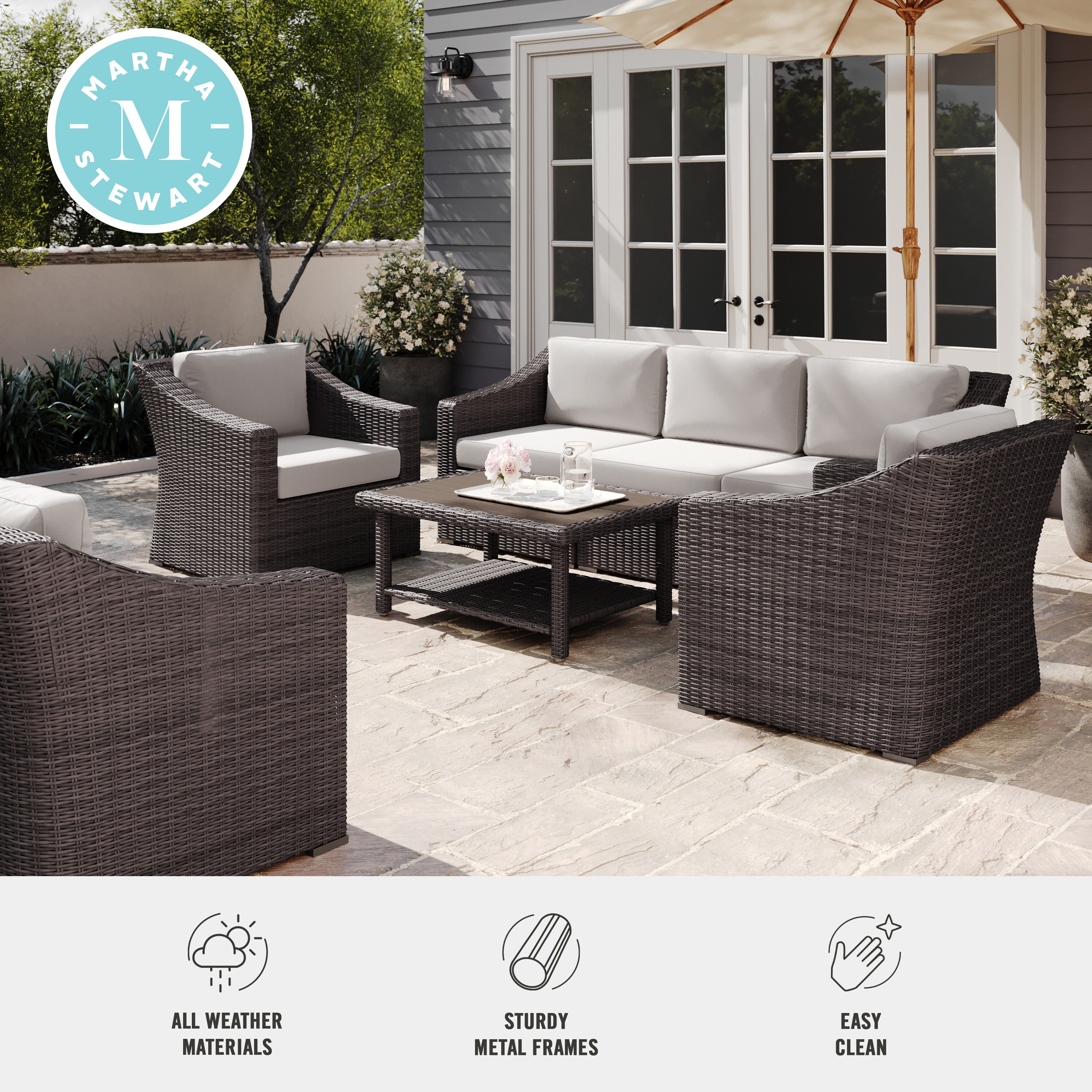 Martha Stewart 196861191435 Patio-Conversation-Sets - View #4