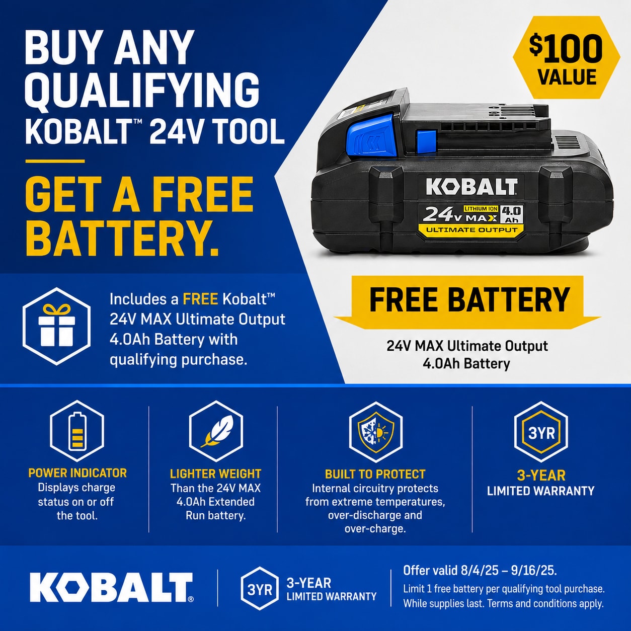 Kobalt KXB 424-03 b100245 - View #2