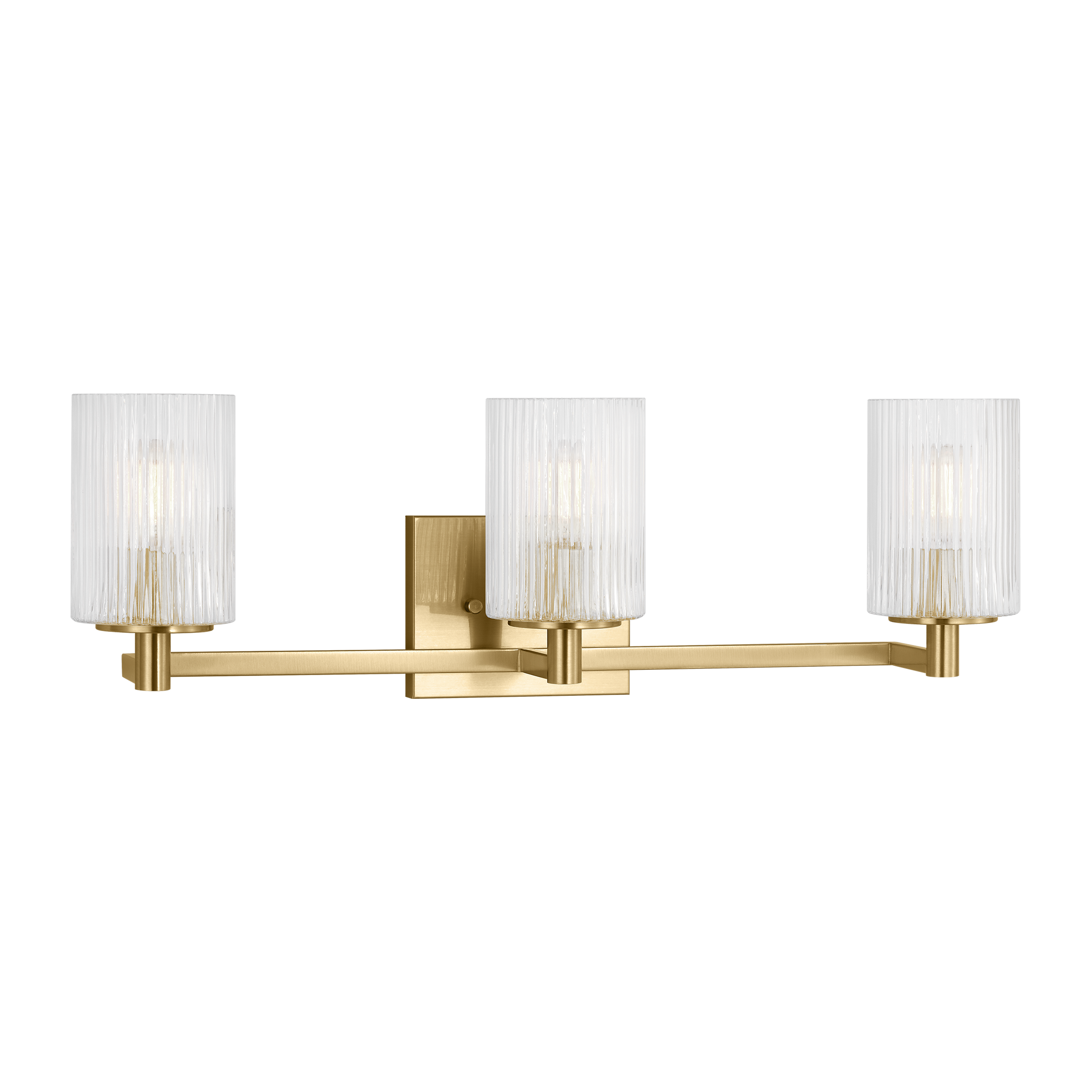 Generation Lighting GLV1043EN/SB Lando 24.625-in 3 -Light Satin Bronze Transitional Vanity light