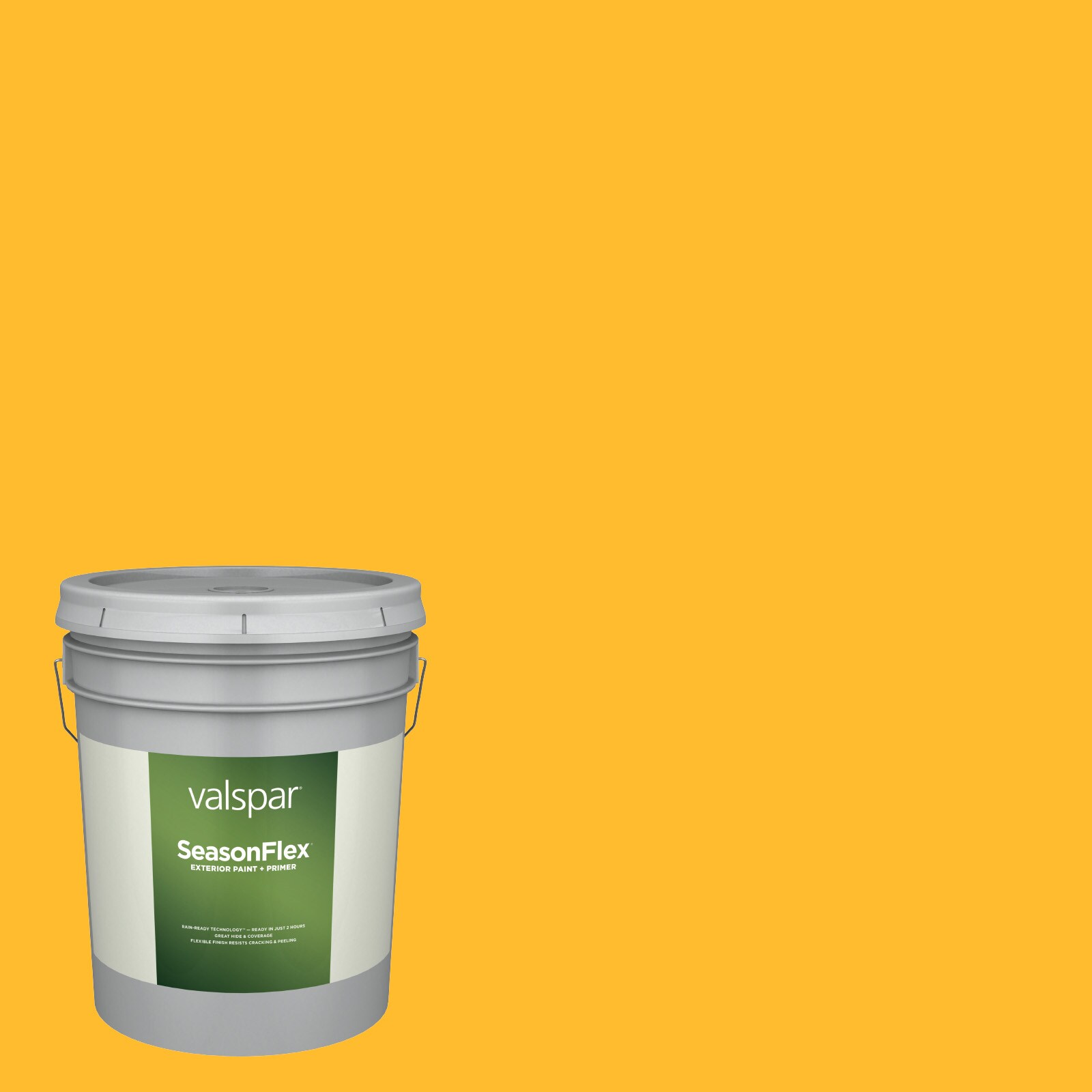 Valspar SeasonFlex Semi-gloss Sunspark 3010-2 Latex Exterior Paint + Primer  (5-Gallon) in the Exterior Paint department at