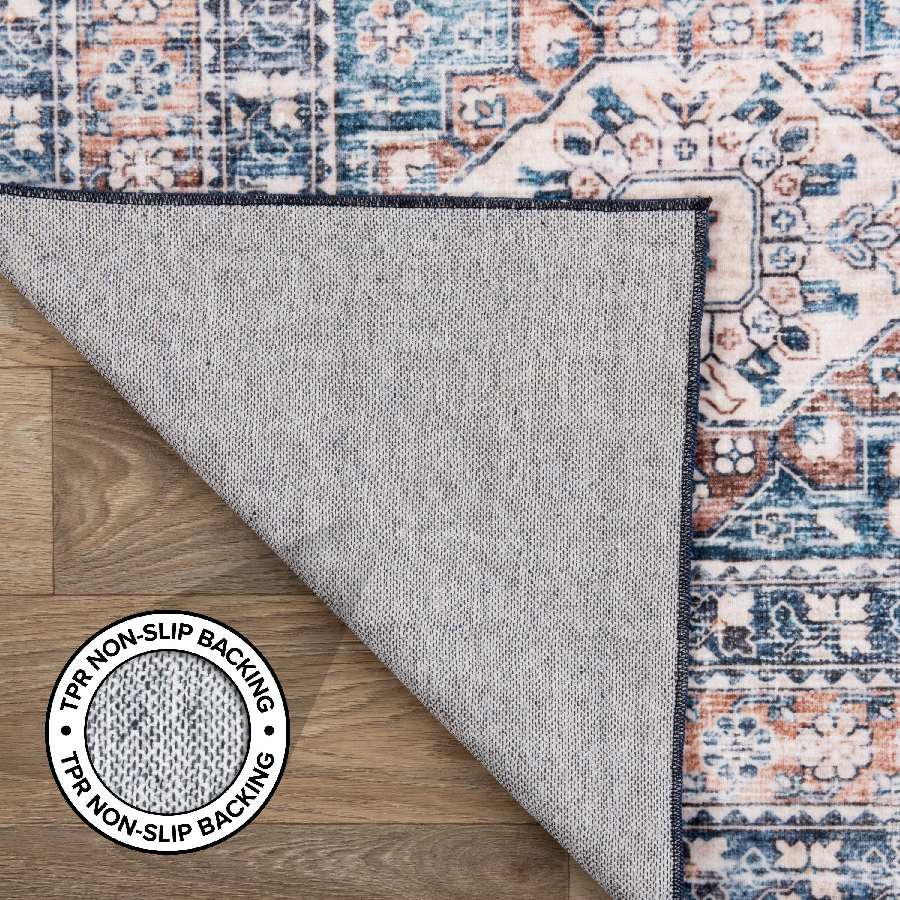 World Rug Gallery 7026BLUE5X7 rugs - View #8