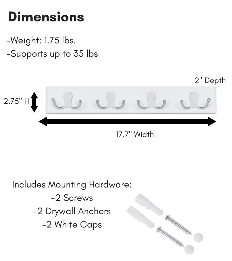 BirdRock Home 3126 Decorative-Wall-Hooks - View #3