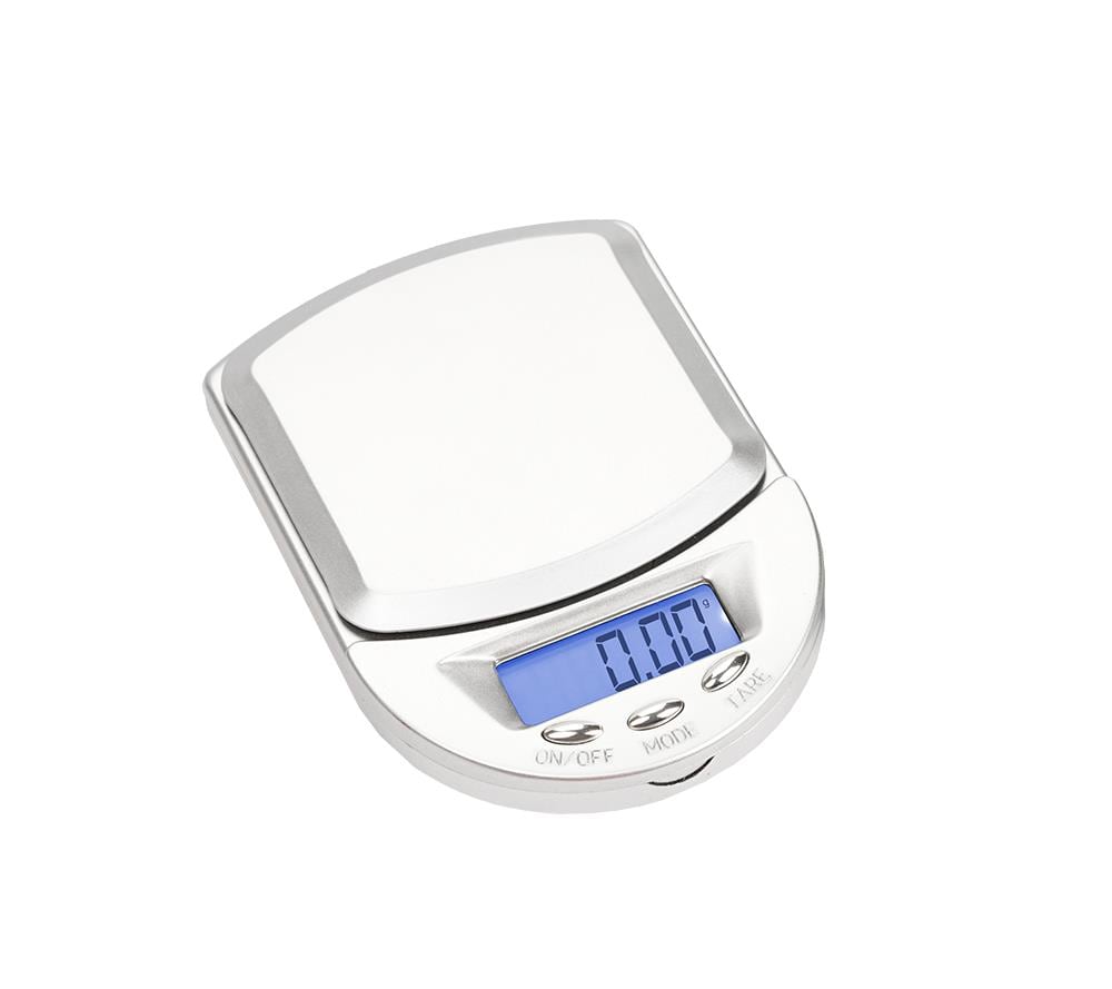 Optima Home Scales NI-3001 Nitro Pocket Weight Scale with Large Display &  Tray, Black & Silve, 1 - Foods Co.