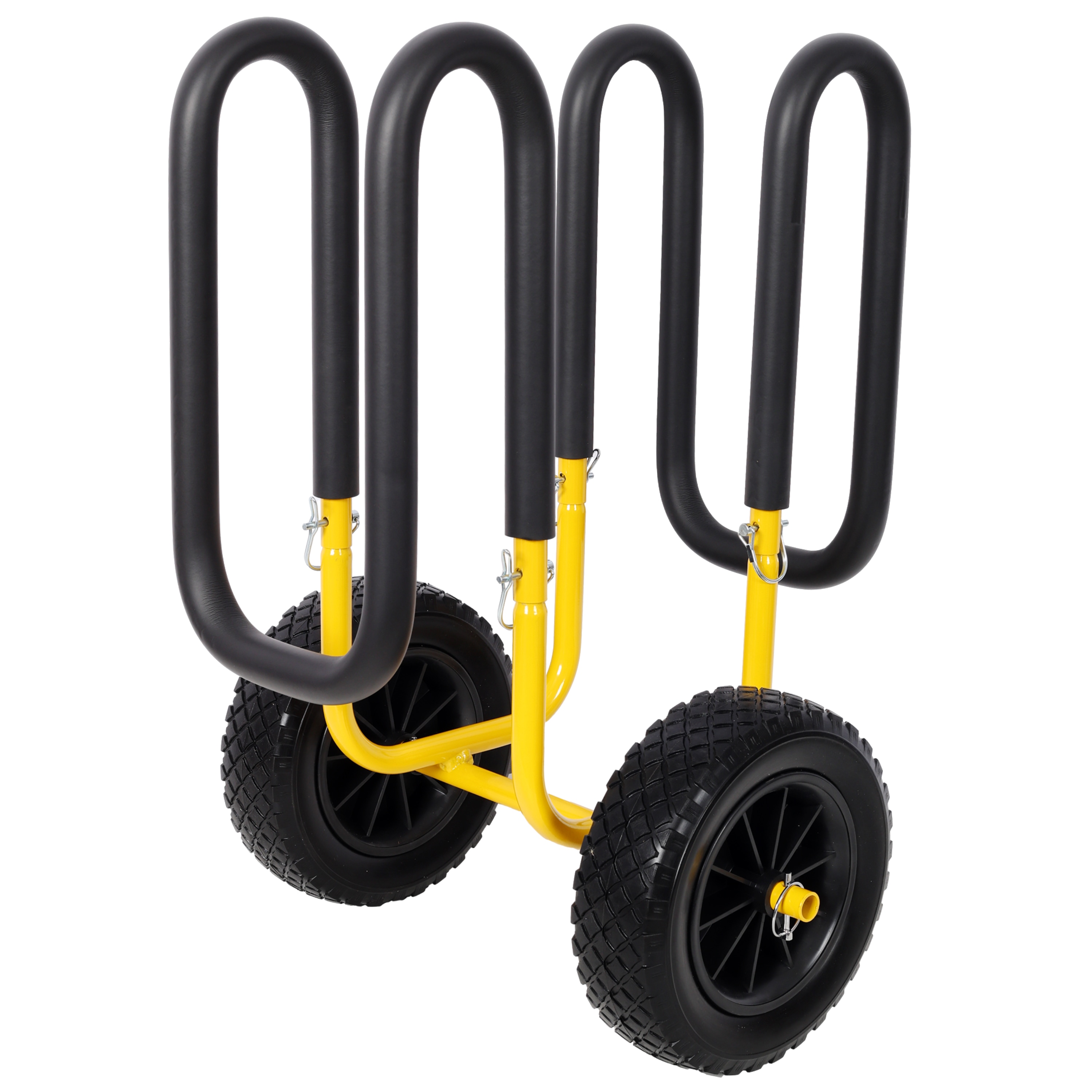 Dexmalle -  M Shape Suspenz Stand Up Paddle Board and Surfboard Transport Cart With 10in Flat-Fre...