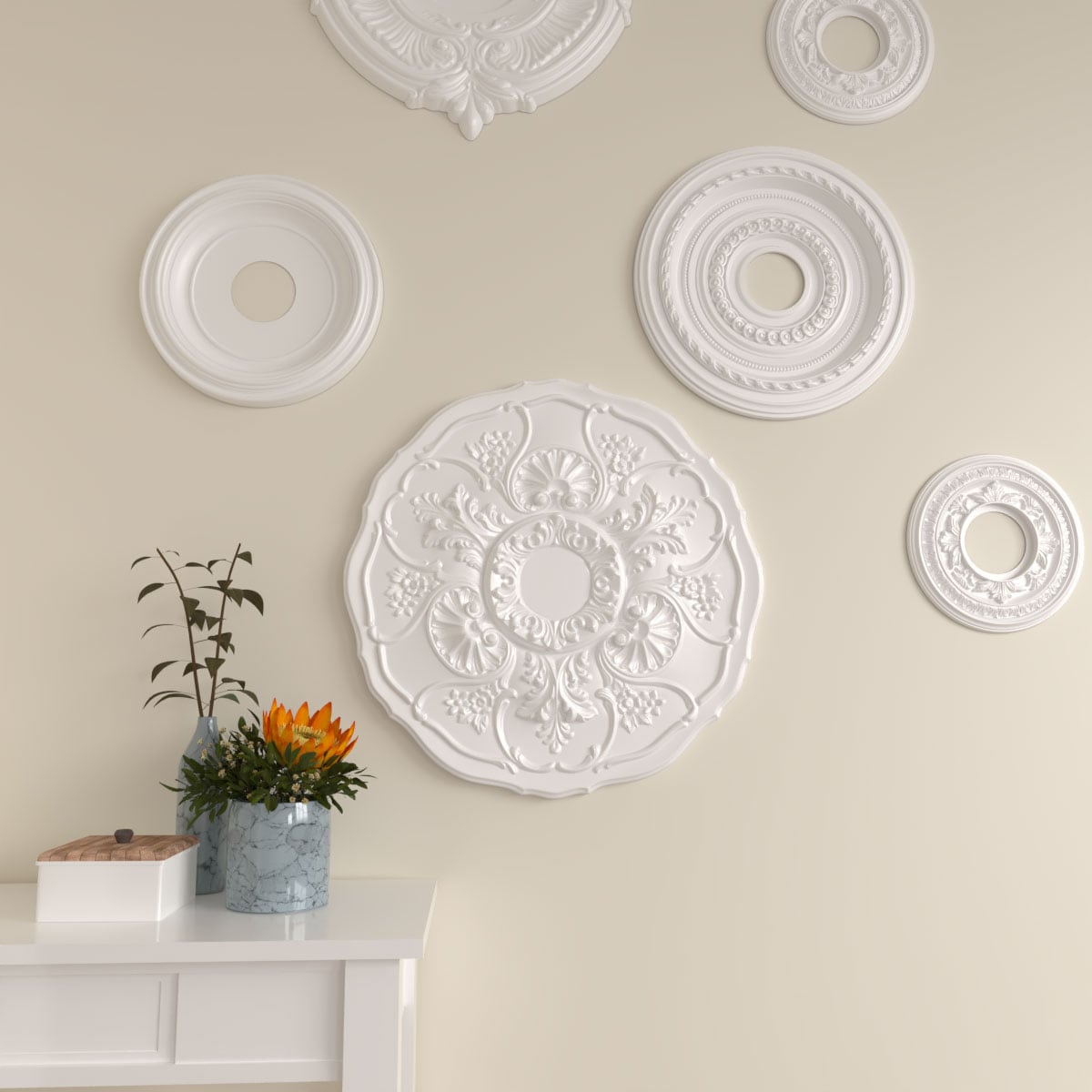 Ekena Millwork CM22CN Ceiling-Medallions - View #7