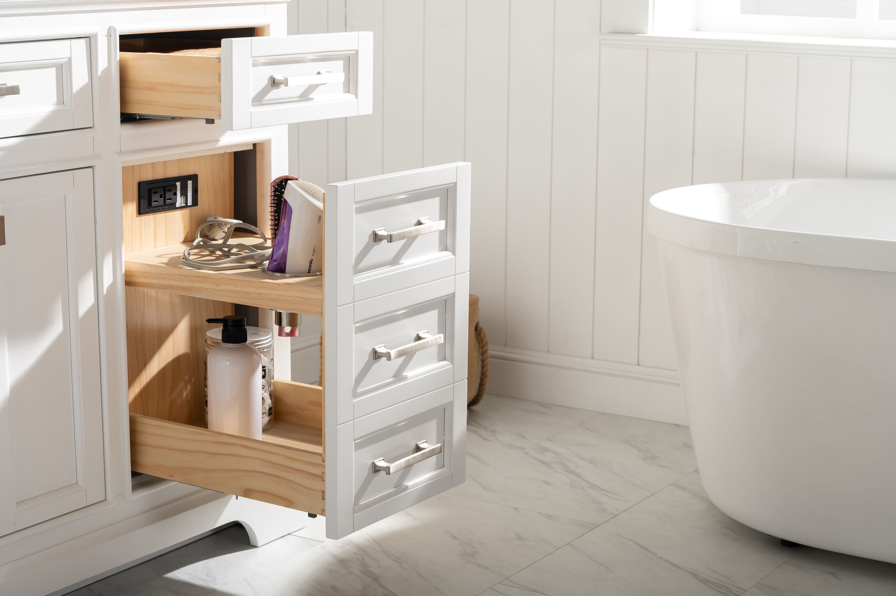 Design Element ML-84-WT Bath-Vanity-Combo - View #12
