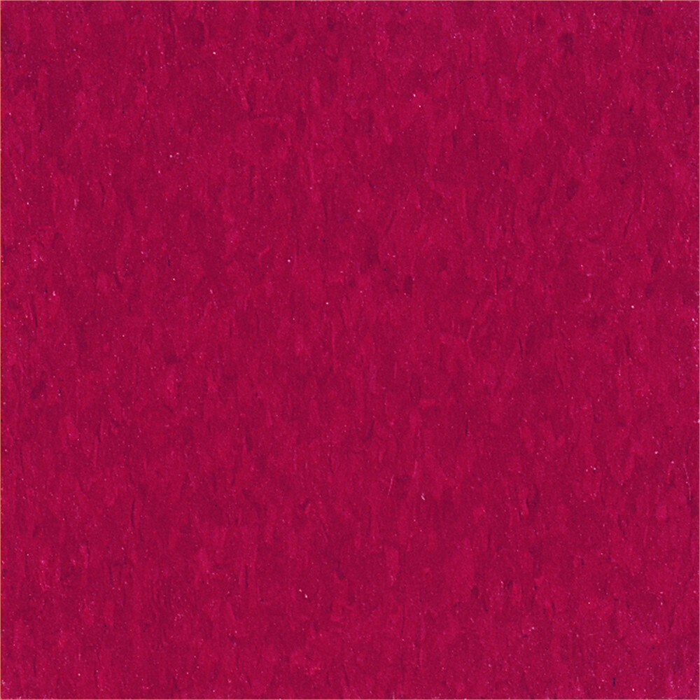 Armstrong Flooring 51816031 Imperial Texture VCT Cherry Red 12-in W x 12-in L Commercial Vinyl Tile Flooring (45-sq ft/ Carton)