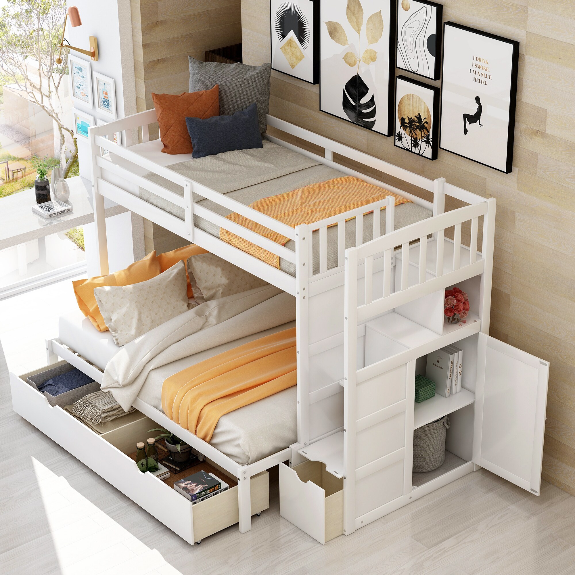 ModernLuxe SM000117AAK-1 Bunk-Beds - View #2