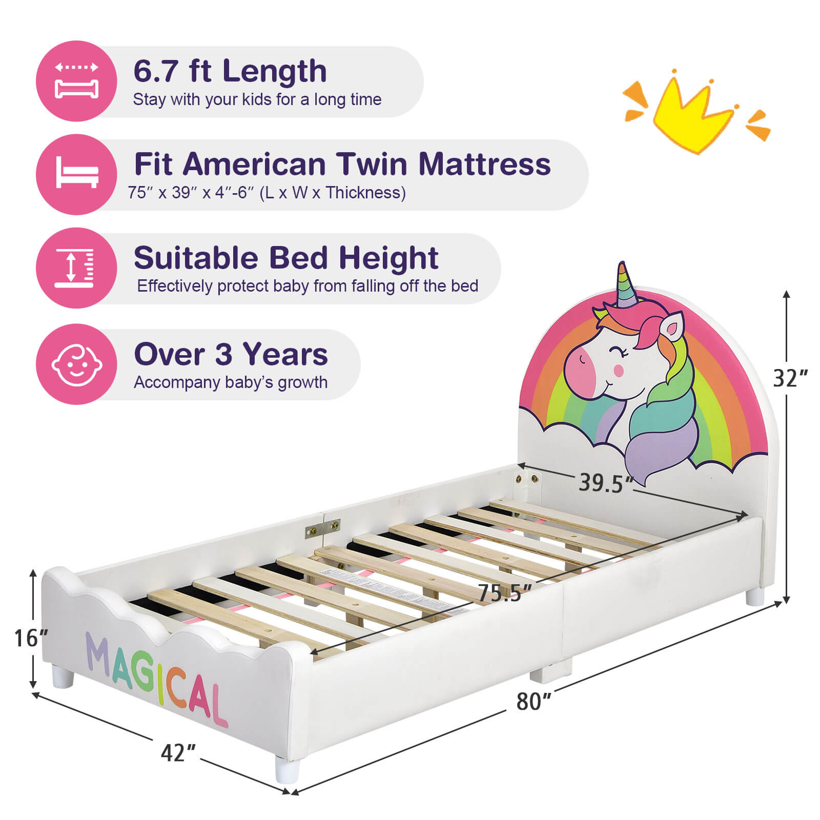 Fenbeli LJMLSFENHY482 Toddler-Beds - View #5