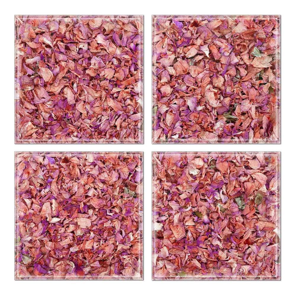 Instant Mosaic 3790103 Upscale Designs 32-Pack Multicolor 6-in x 6-in Glossy Glass Random Wall Tile