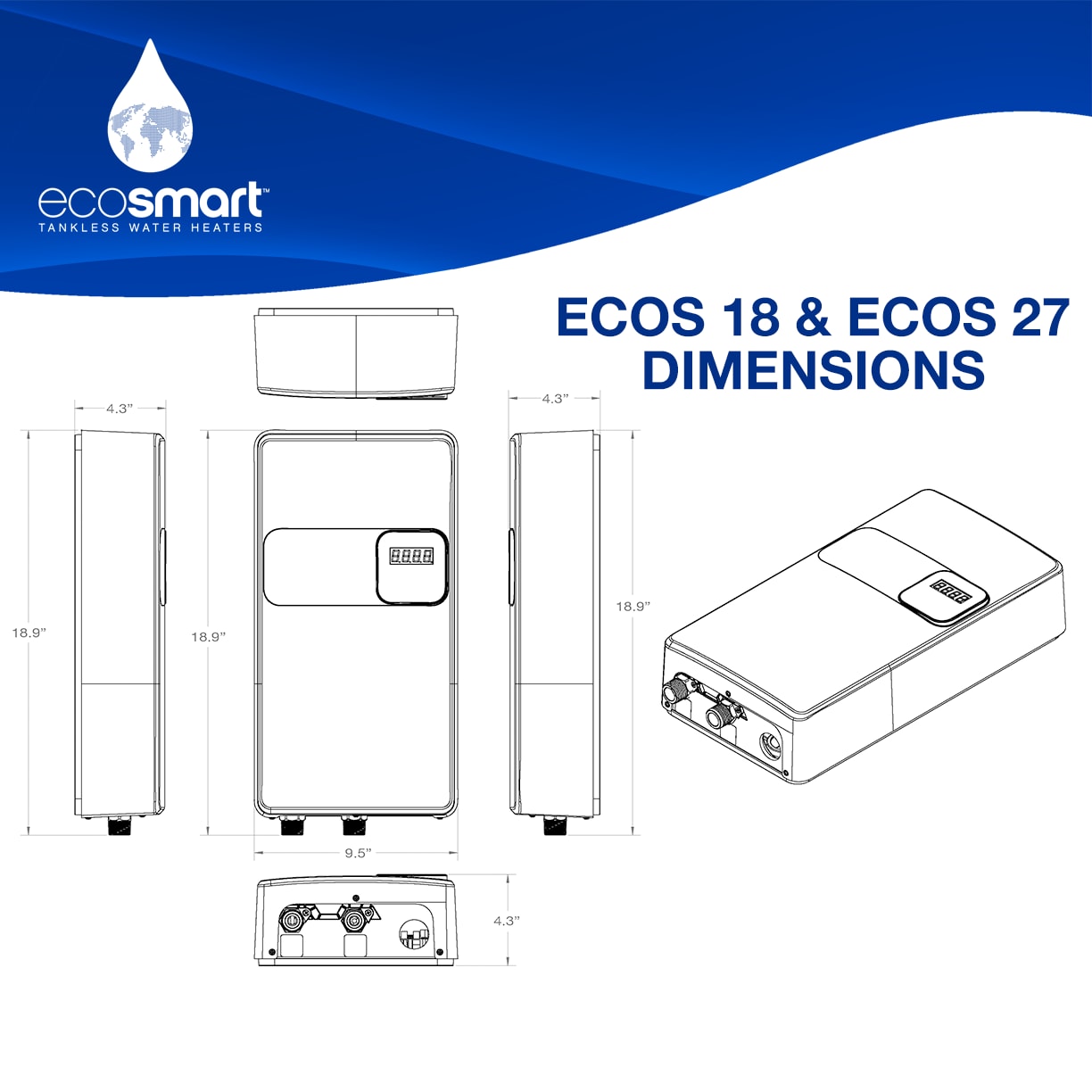 Ecosmart ECOS 18 Gas-Water-Heaters - View #4