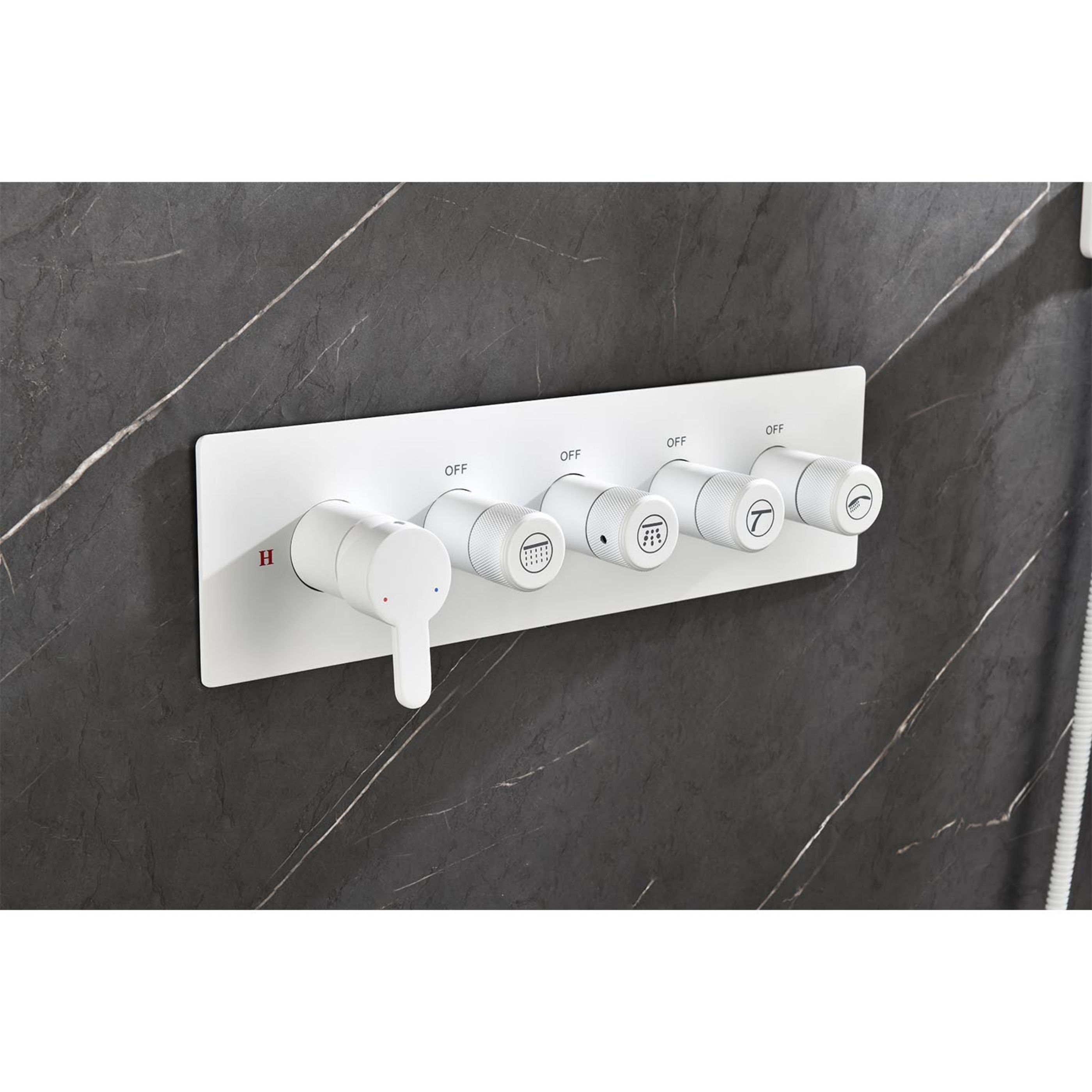 WELLFOR GGZP-228724W Showerhead-Bar-Panels - View #8