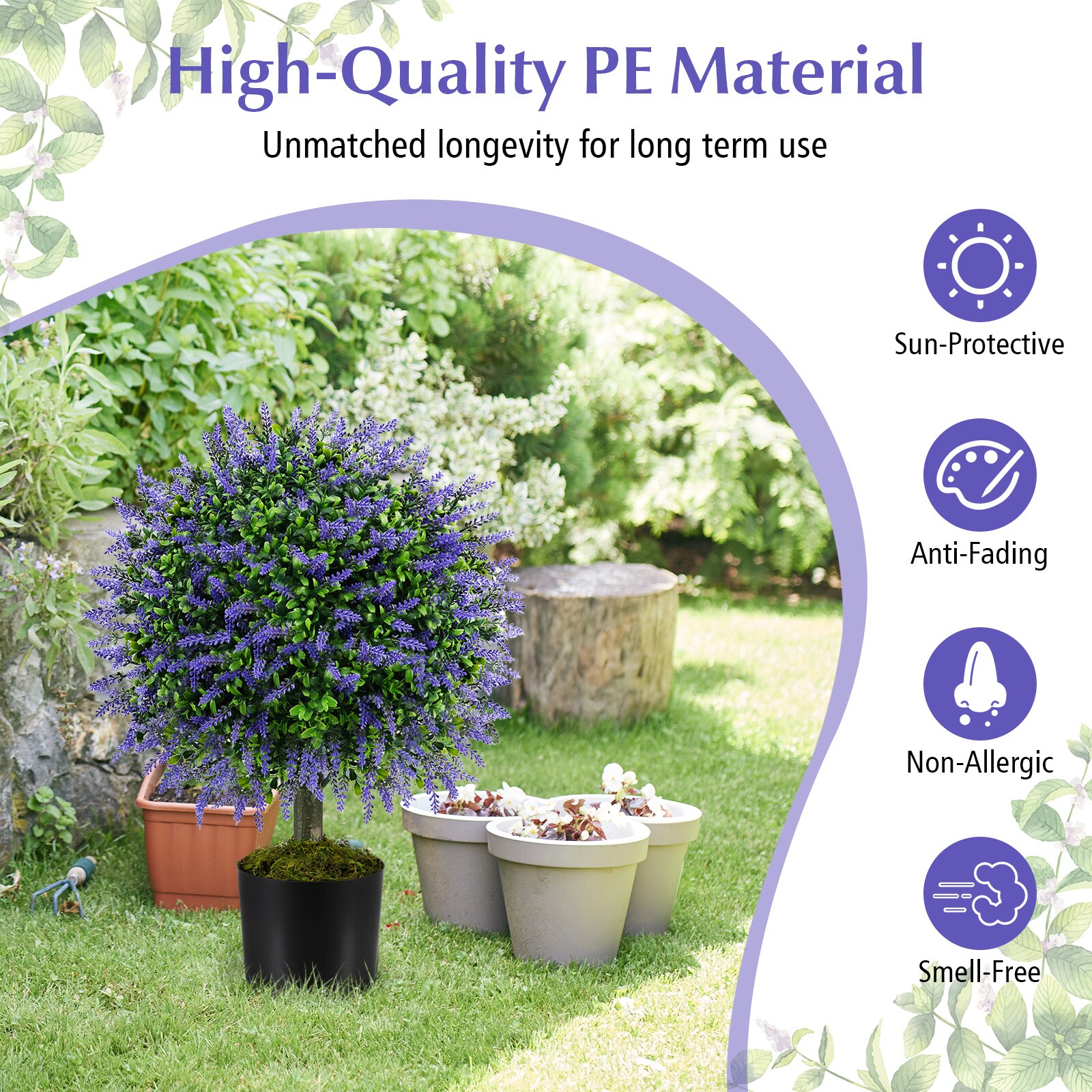 YERIVA FP0326PU2CTHZ1 Artificial-Plants-Trees - View #5