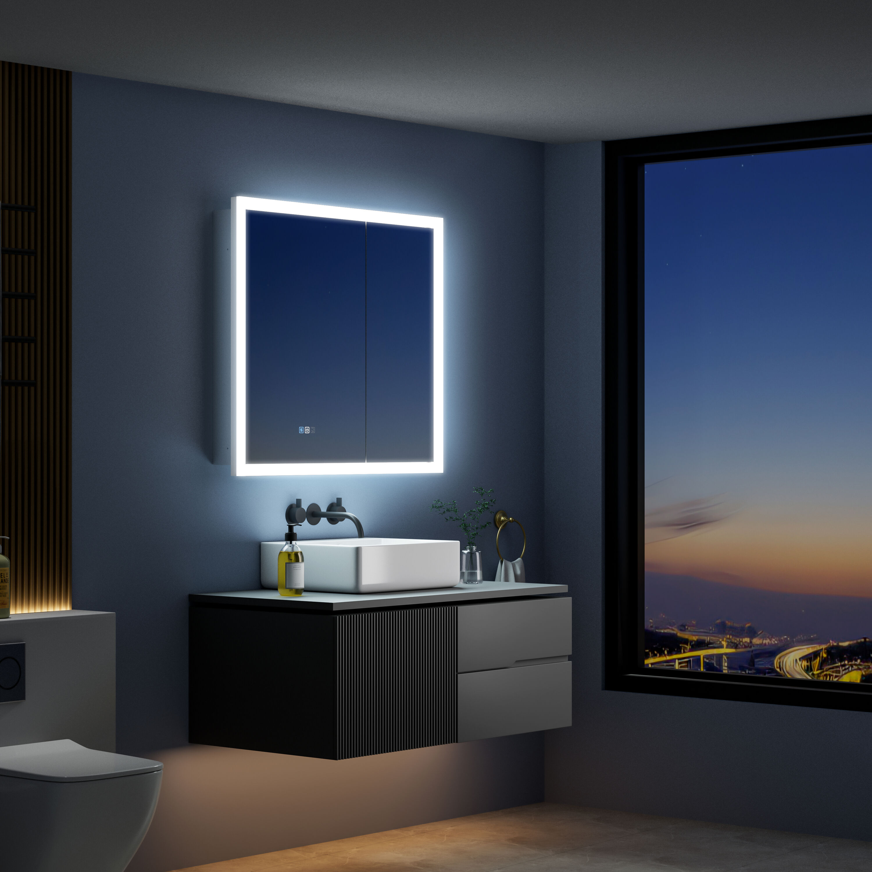 Forclover MCLE-W133632 Bathroom-Medicine-Cabinets - View #12