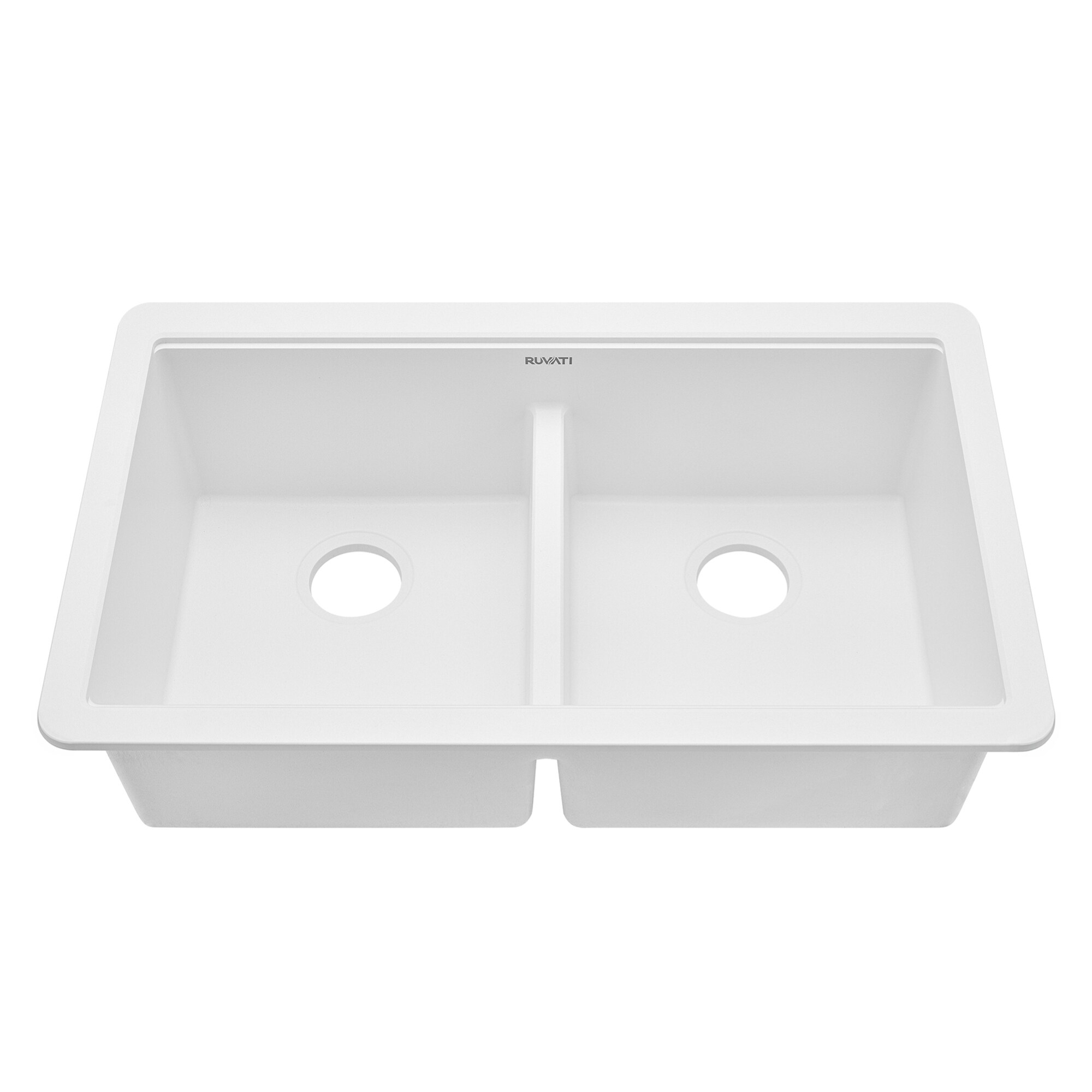 Ruvati RVG2385WH Kitchen-Sinks - View #3