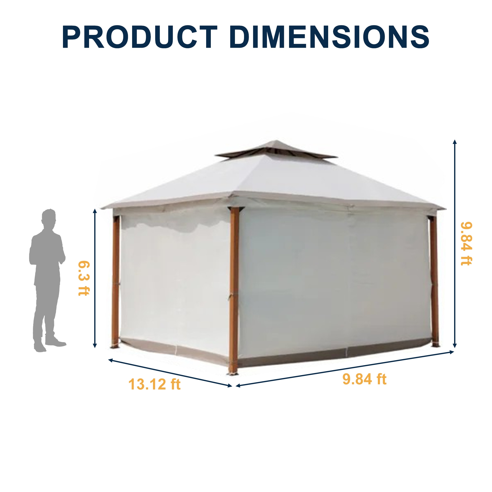 Clihome CL8440231000001 Wood-Resin-Gazebos - View #4
