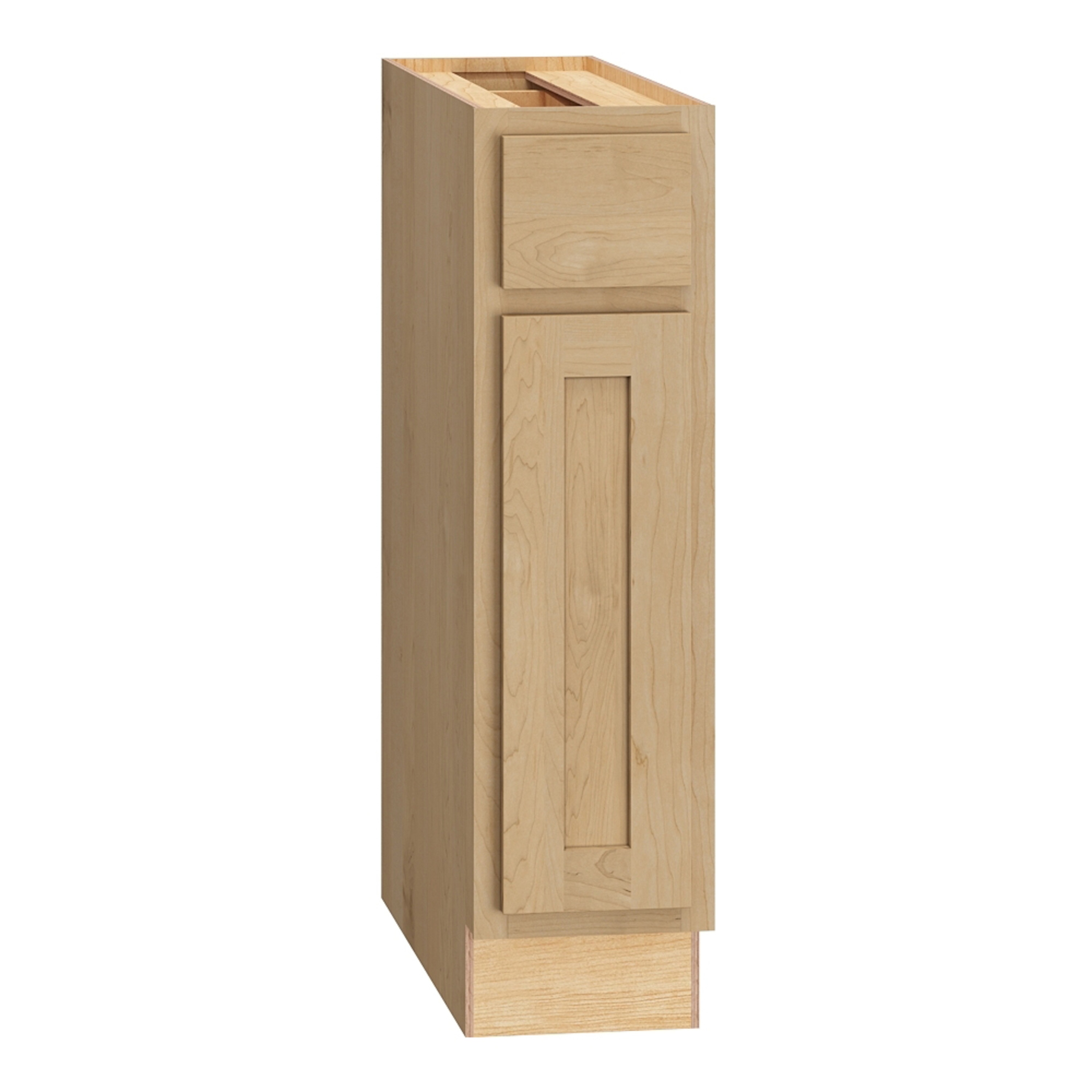 Diamond Express - Jamestown 9-in W x 34.5-in H x 24-in D Coastline Partial Overlay Stained Base F...