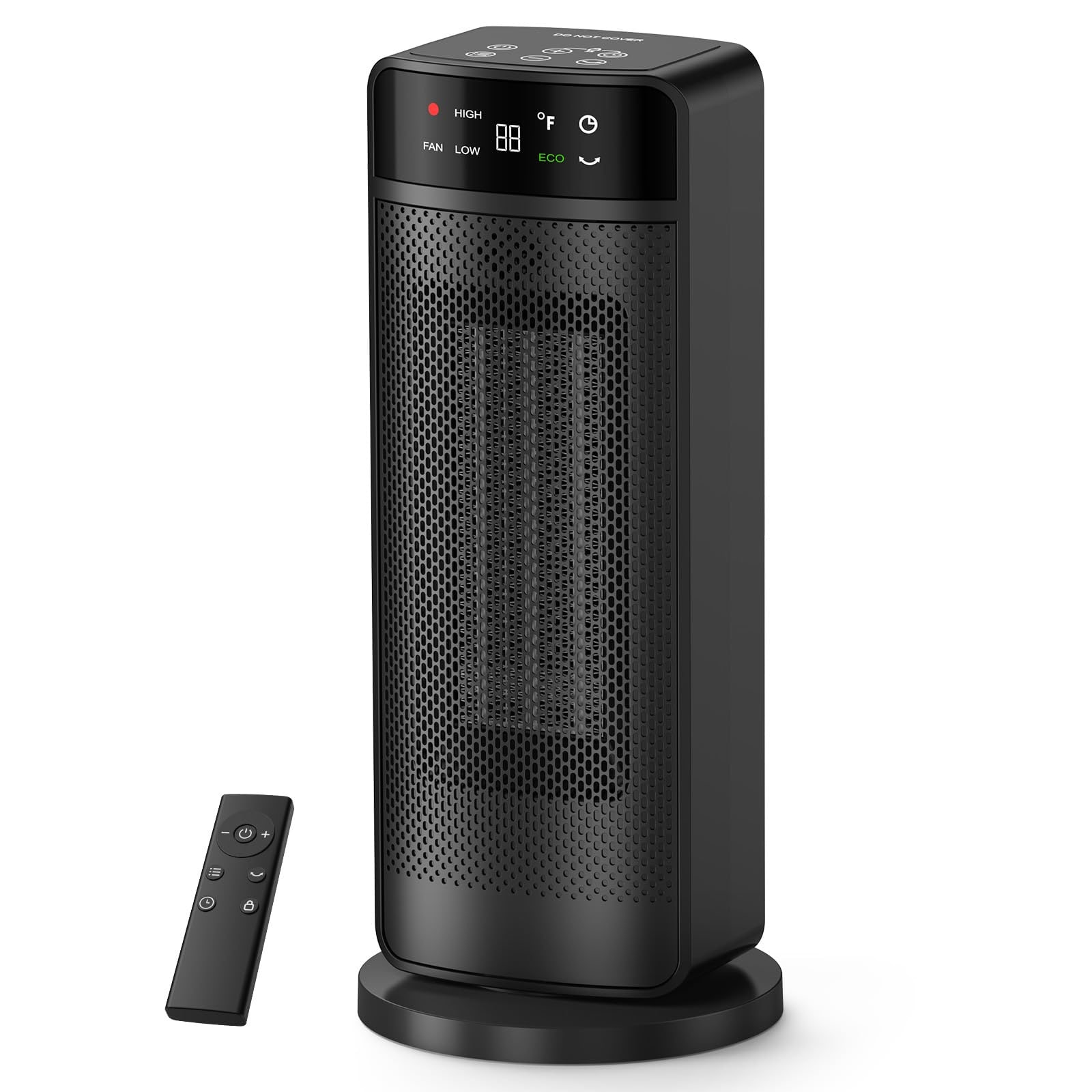 EdenDirect 1500 -Watt Ceramic Tower Indoor Electric Space Heater with Thermostat with Remote