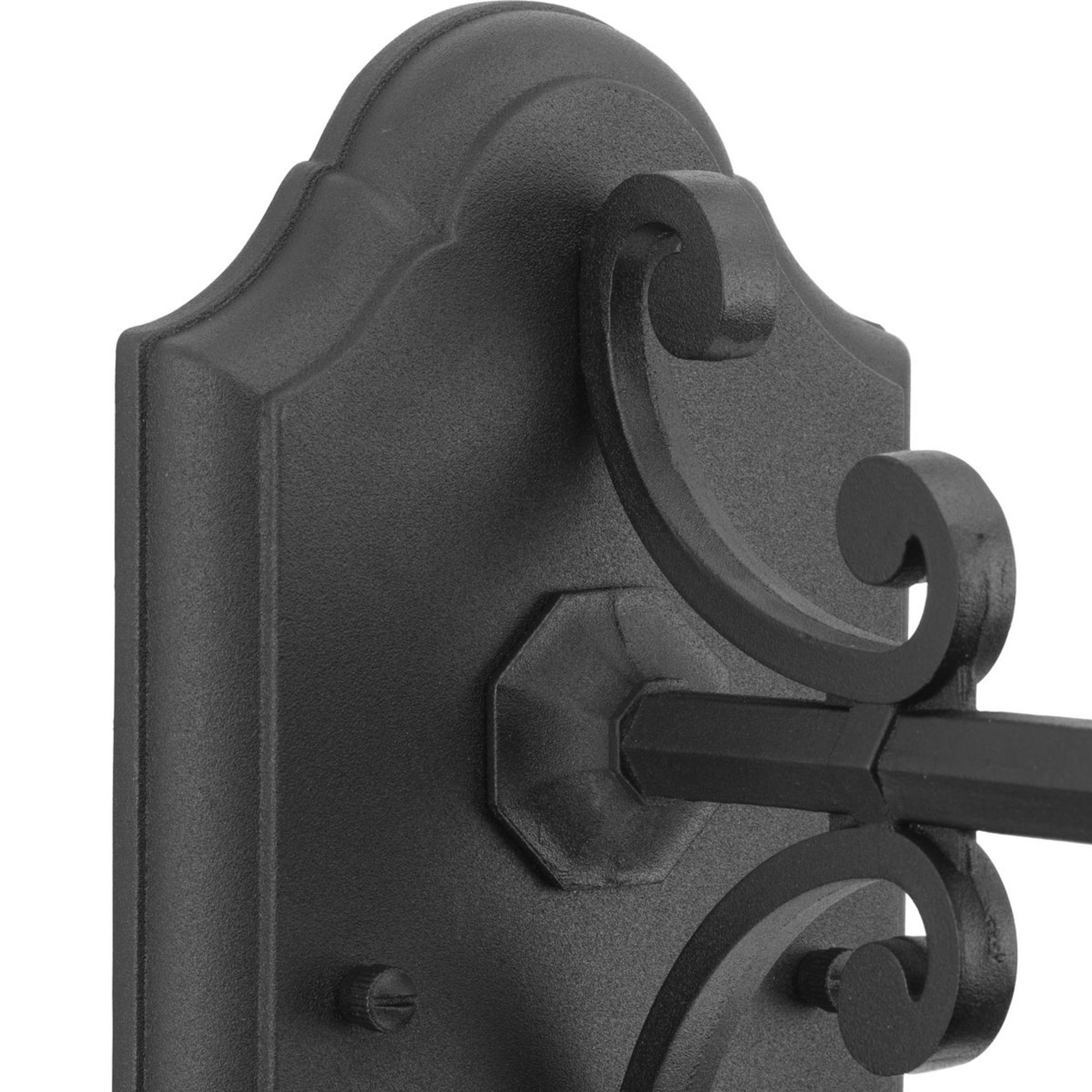 Ashmore Textured Black 2-Light Outdoor Wall Lantern
