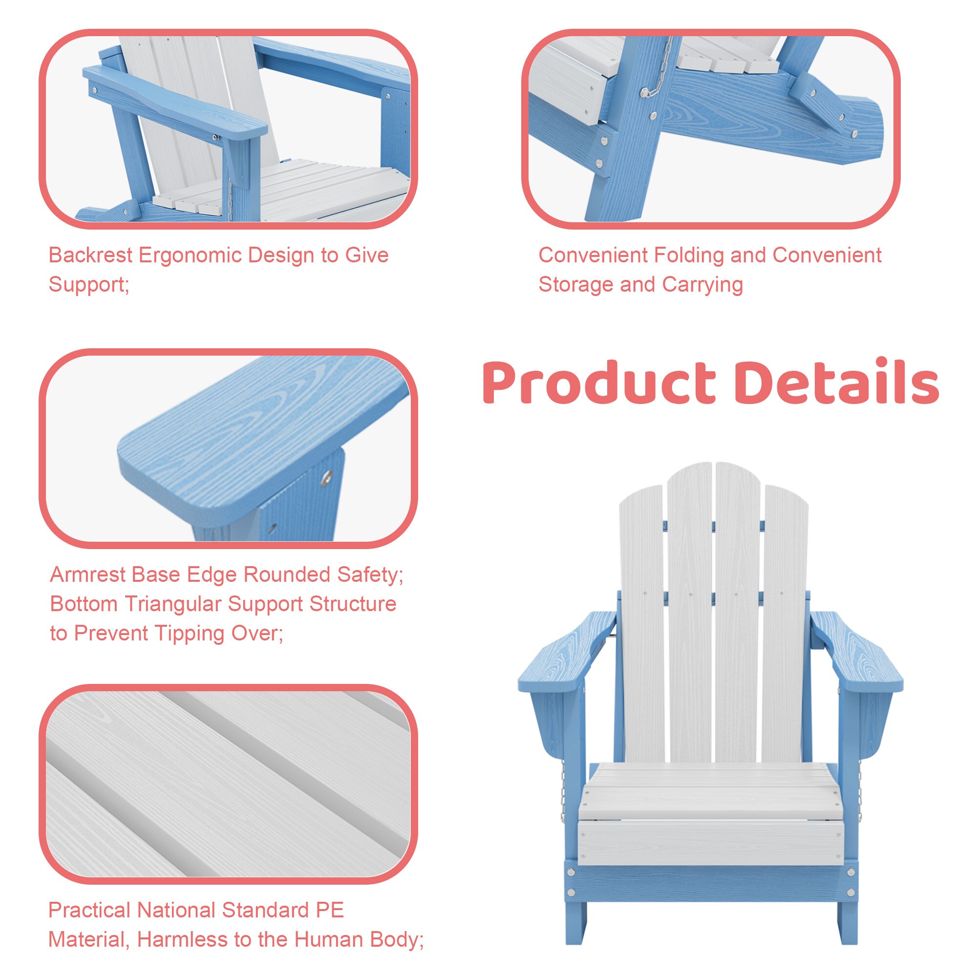 VOUA AK-CDYD-WB Patio-Chairs - View #4