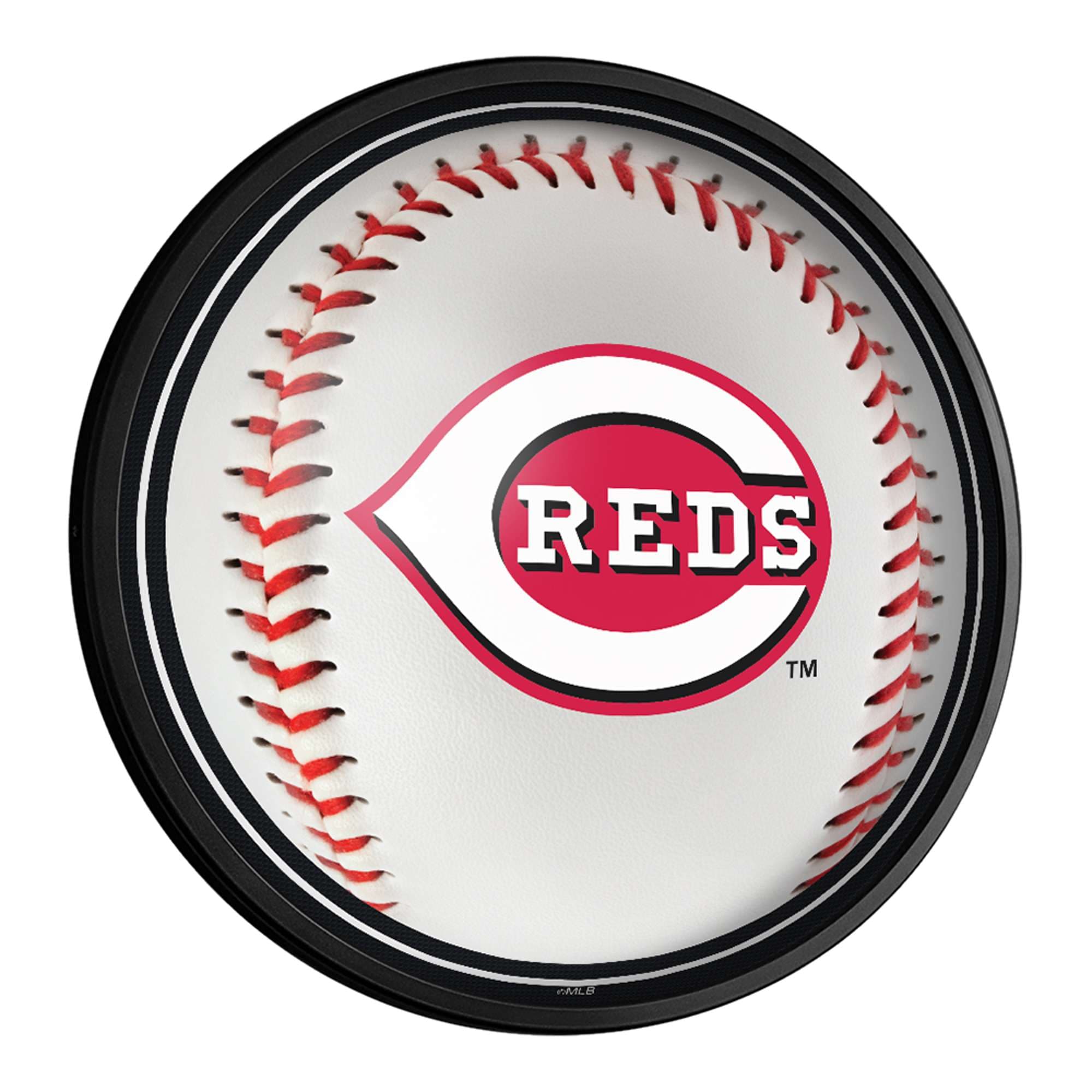 The Fan-Brand MBCINC-130-31 Cincinnati Reds Slimline Wall Lights 18-in Constant LED Game room Lighted Sign