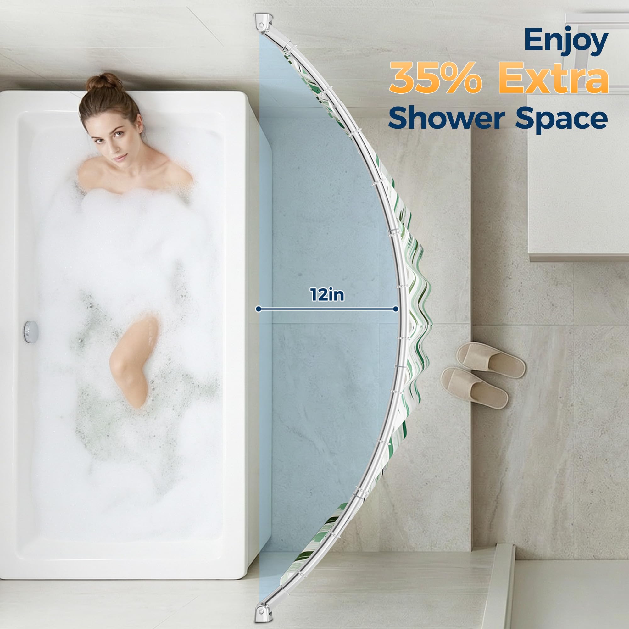 Numhew NHBEN33591 Shower-Rods - View #3