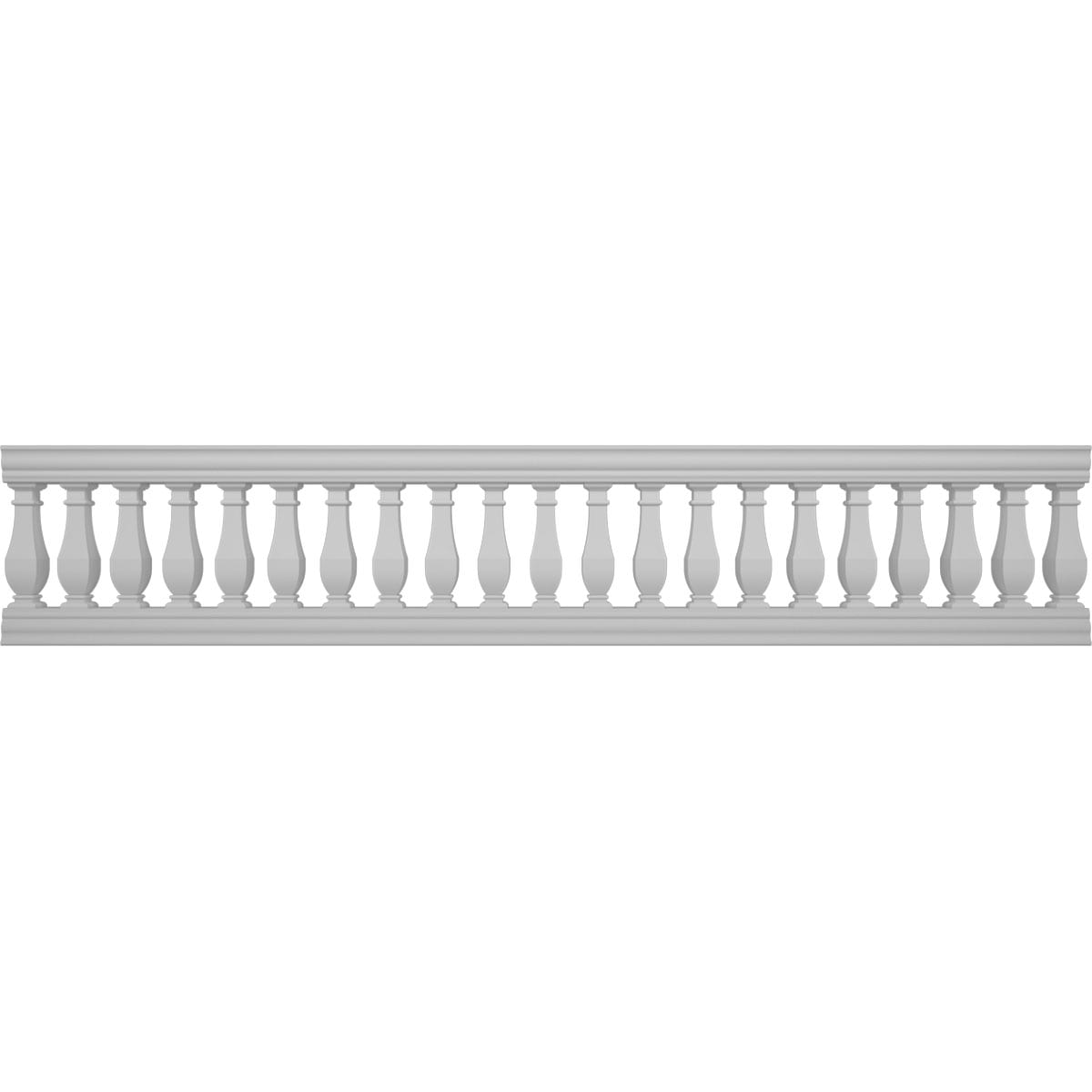 Ekena Millwork BALK32X156ACN FiberThane 13-Feet x 32-Inches Arcadian Fiberglass Deck Rail Kit