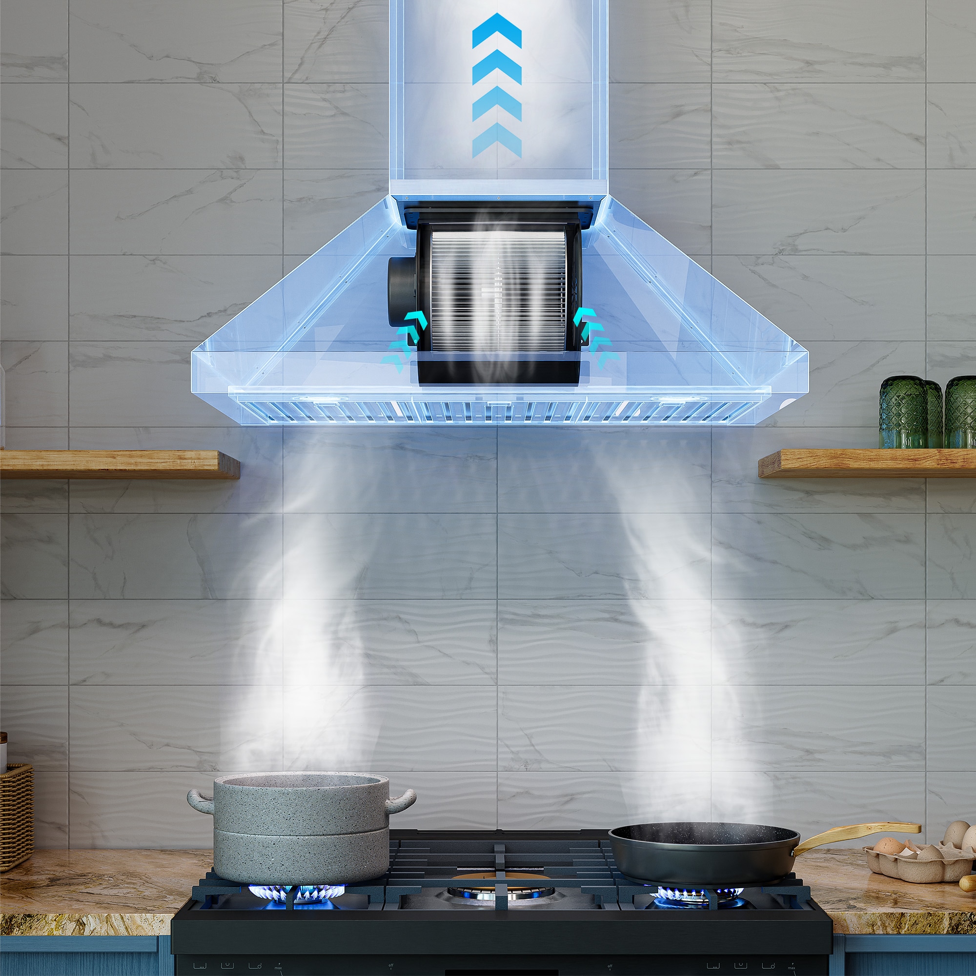 VIKIO PA0230A Wall-Mounted-Range-Hoods - View #8