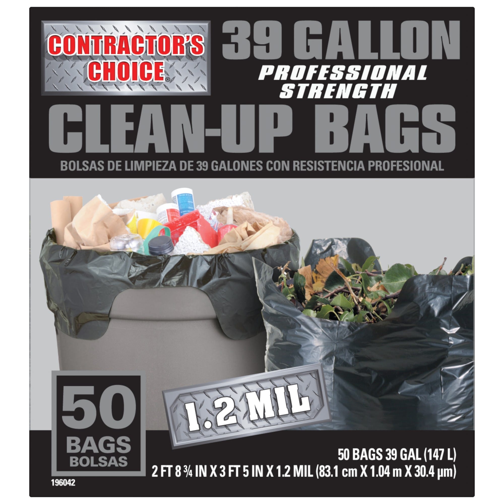 3 MIL Contractor Trash Bags, Many Sizes, Bulk Orders