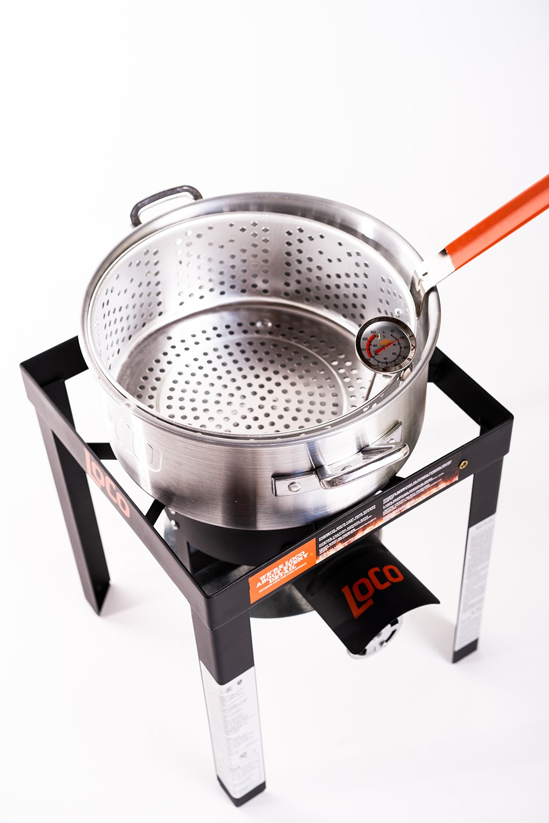 Loco 30 qt. Sure Spark Turkey Fryer, Stainless