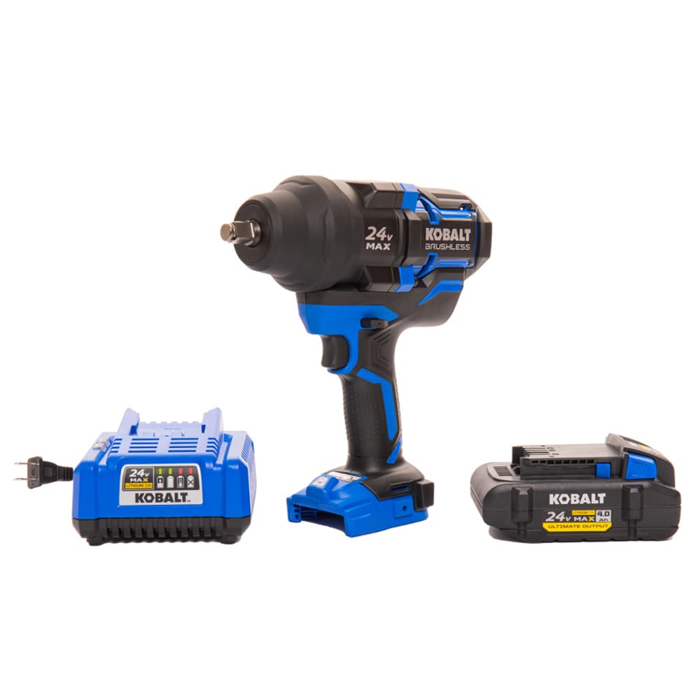 Kobalt XTR 24-volt Variable Speed Brushless 1/2-in Drive Cordless Impact  Wrench (Battery Included) in the Impact Wrenches department at