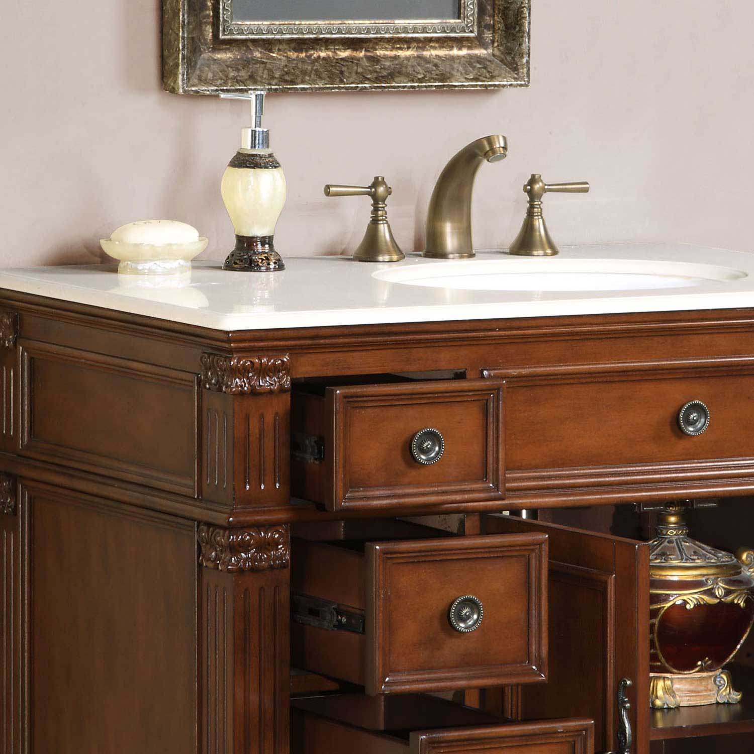 Silkroad Exclusive HYP-0210-CM-UWC-36-R Bath-Vanity-Combo - View #10