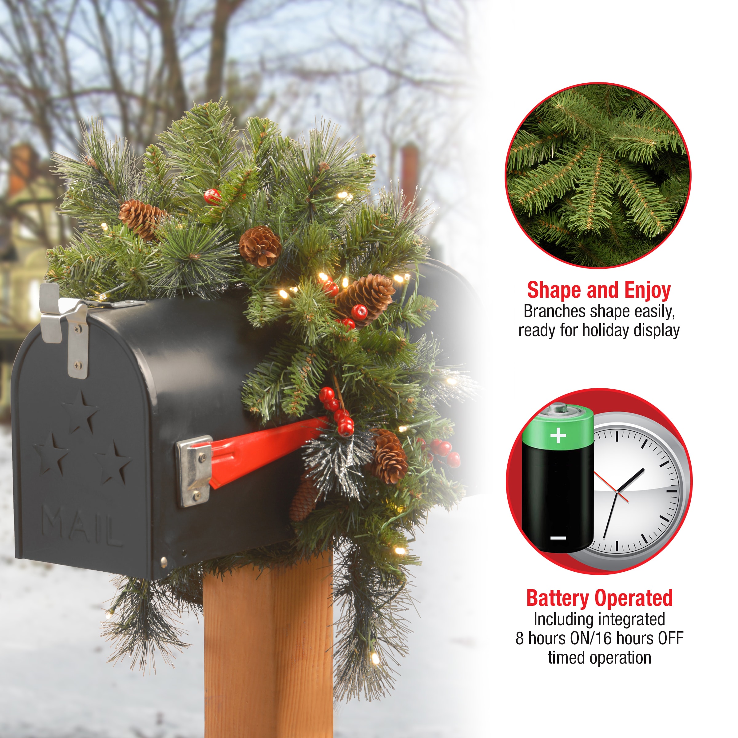 National Tree Company CW7-300-3M-B1 Outdoor-Christmas-Decor - View #6