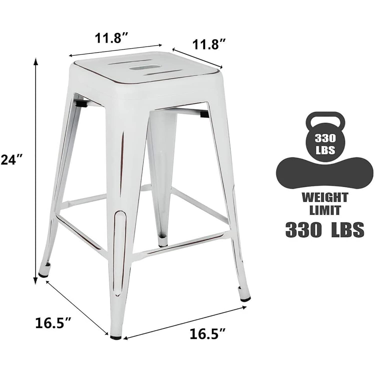 CASAINC YY0008A-WH stools - View #4
