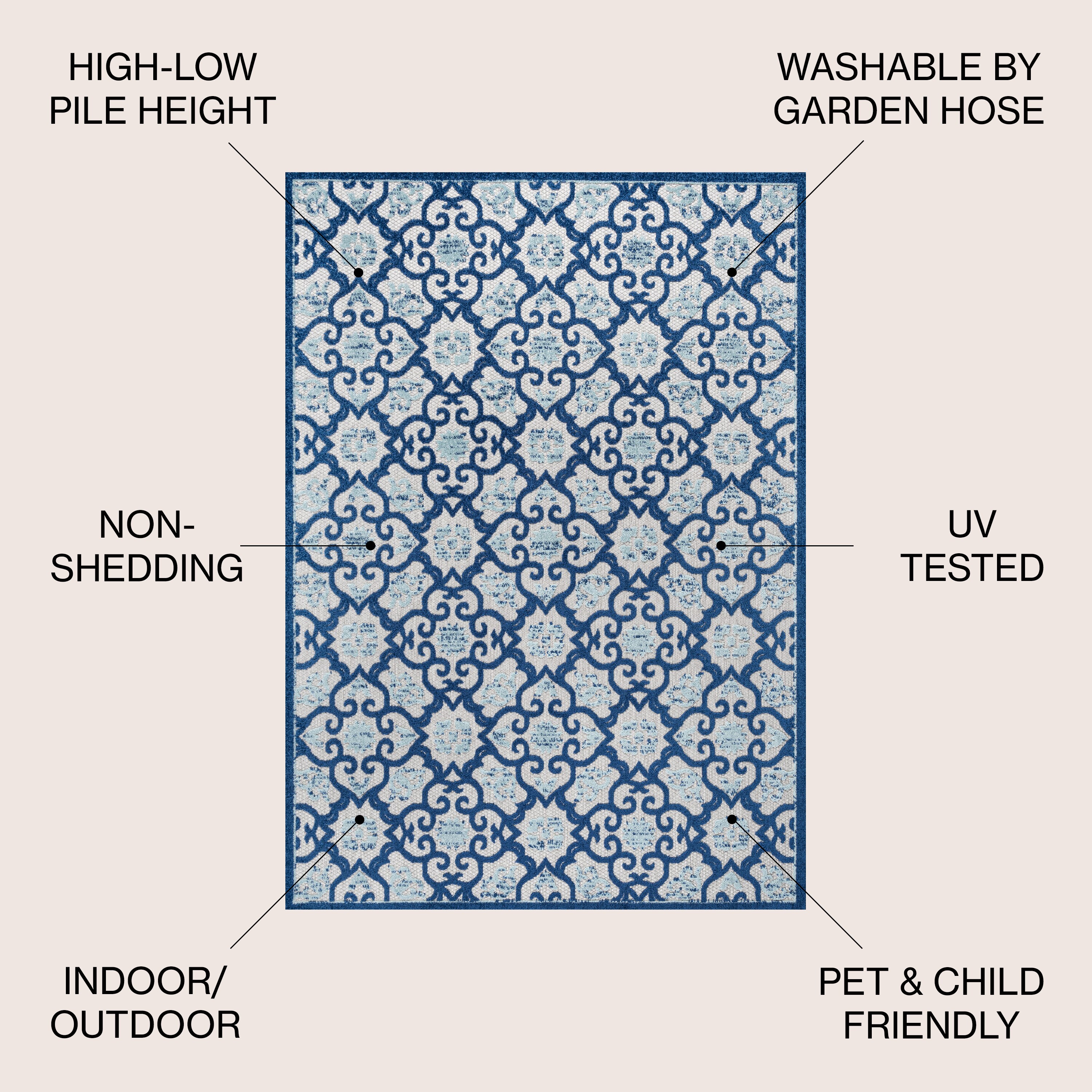 JONATHAN  Y AMC107B-5 rugs - View #3