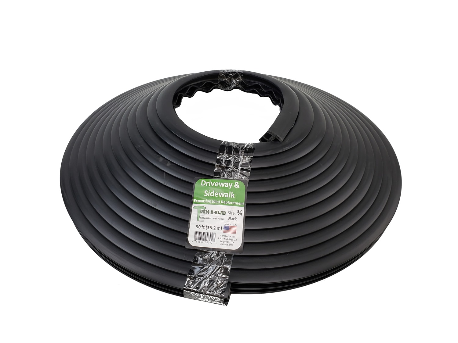 Trim-A-Slab 1.25-in x 0.75-in x 50-ft three quarter-in Black 50 foot  Polyvinyl Concrete Expansion Joints in the Concrete Expansion Joints  department at