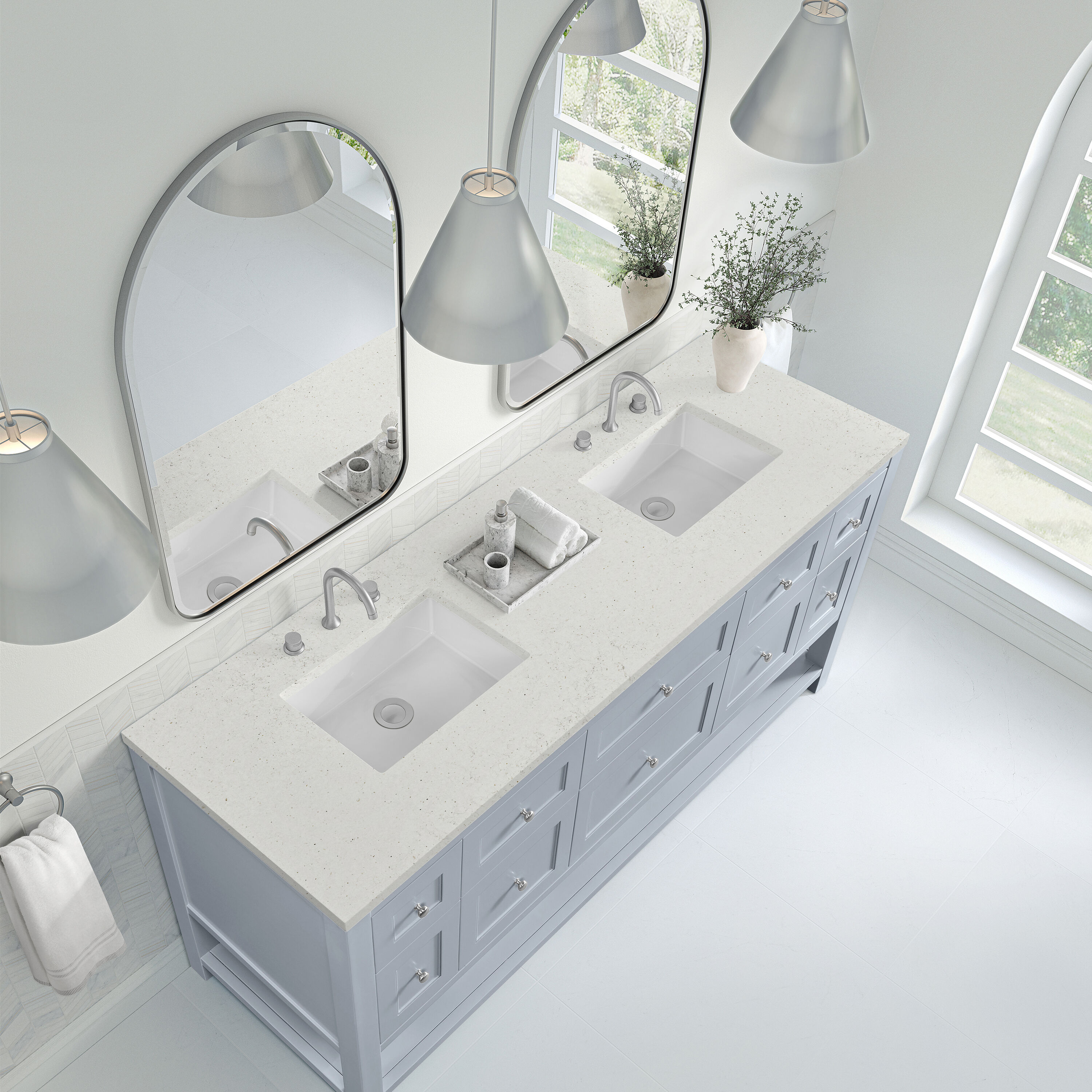 James Martin Vanities 330-V72-SRB-3LDL Bath-Vanity-Combo - View #6