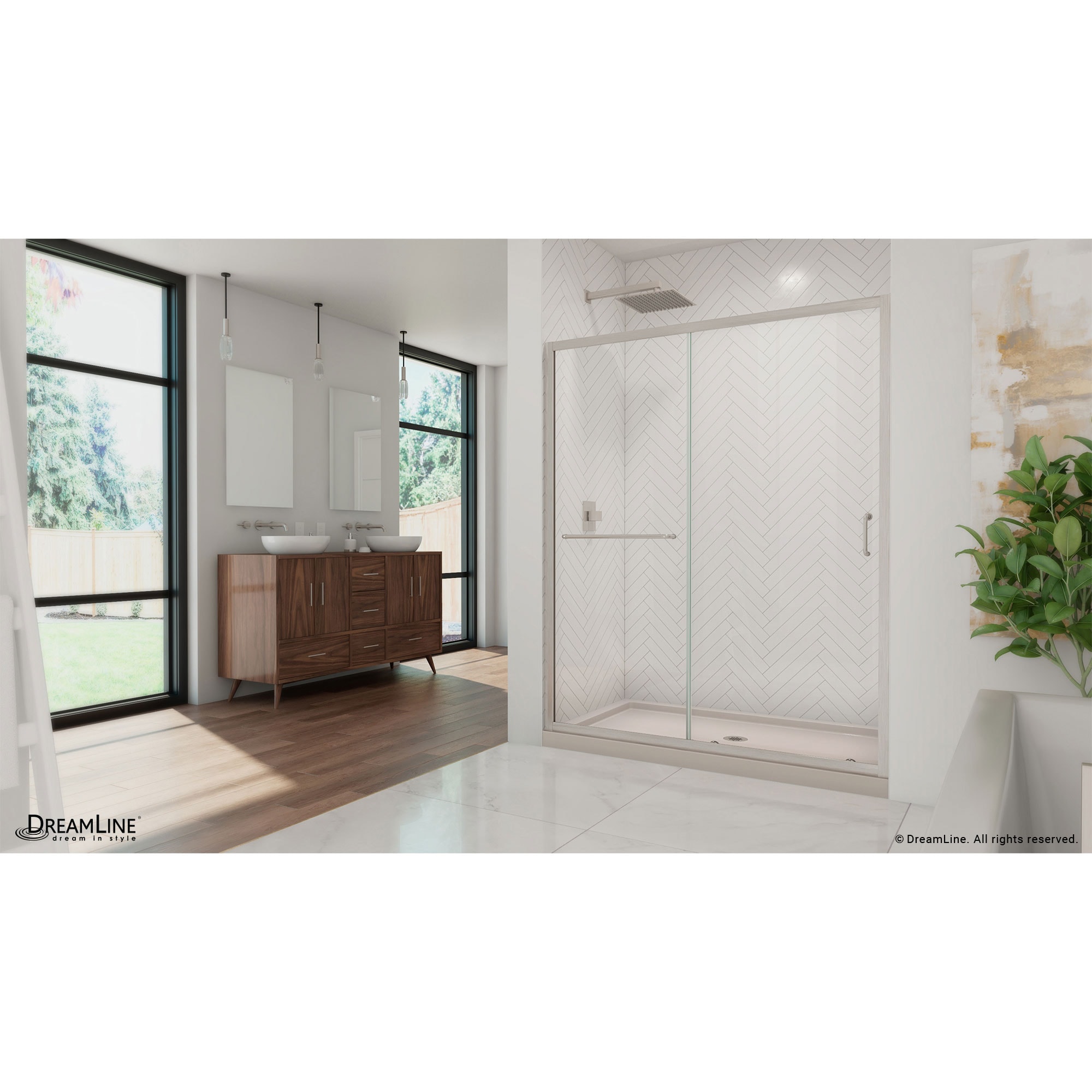 DreamLine DL-6973C-22-04 Alcove-Shower-Kit - View #3
