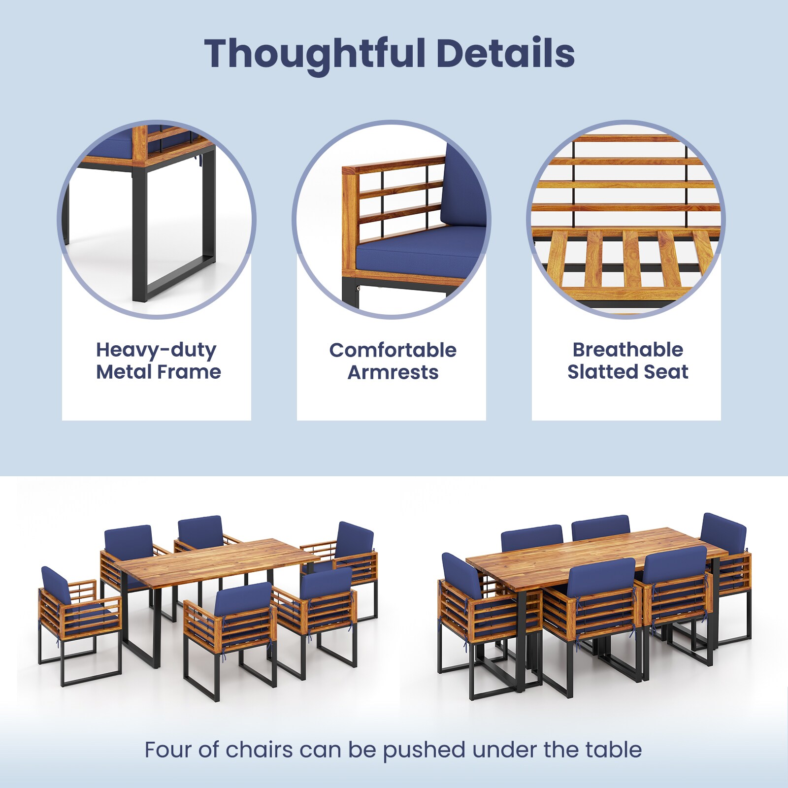 LIVIZA OUG70983NY-X Patio-Dining-Sets - View #3