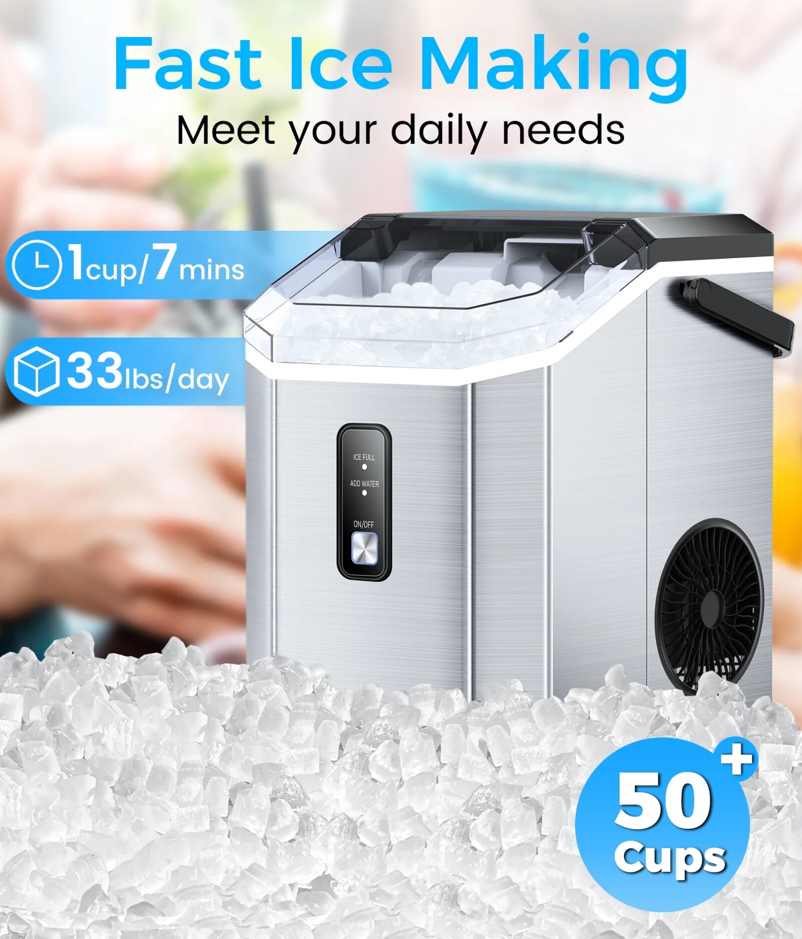 COWSAR LSIM-Z5815NAS Ice-Makers - View #2